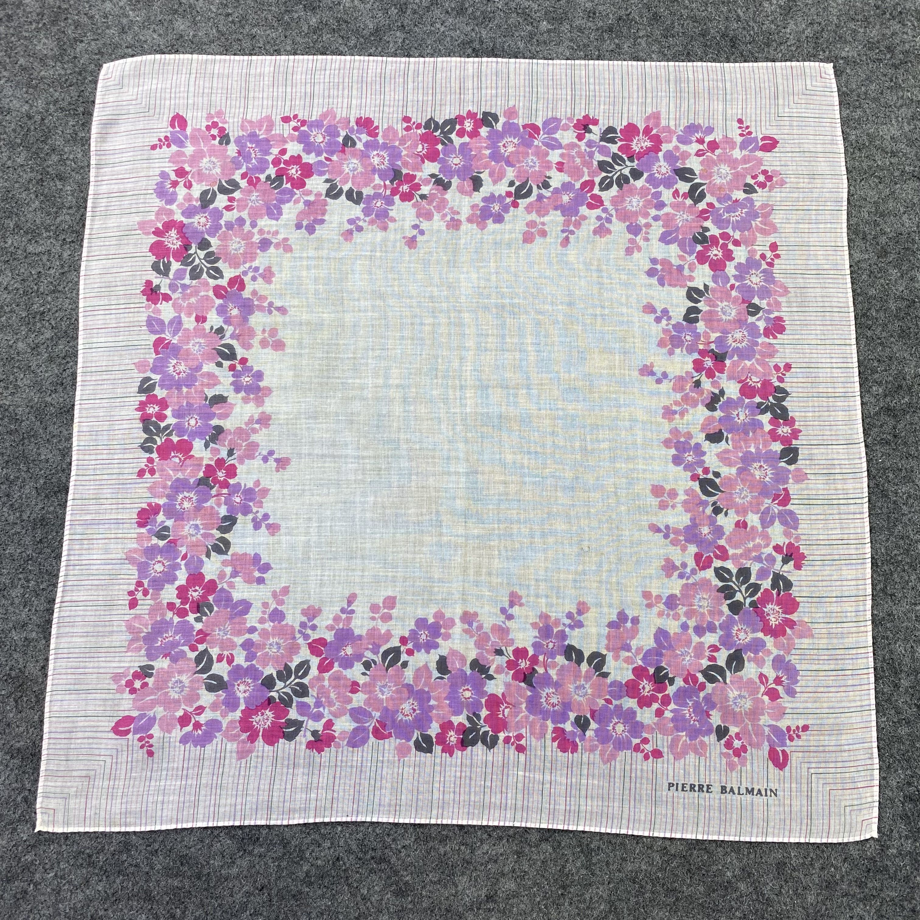 Pierre Balmain Pierre Balmain Handkerchief / Bandana / Neckerchief-B617 Size ONE SIZE - 3 Thumbnail