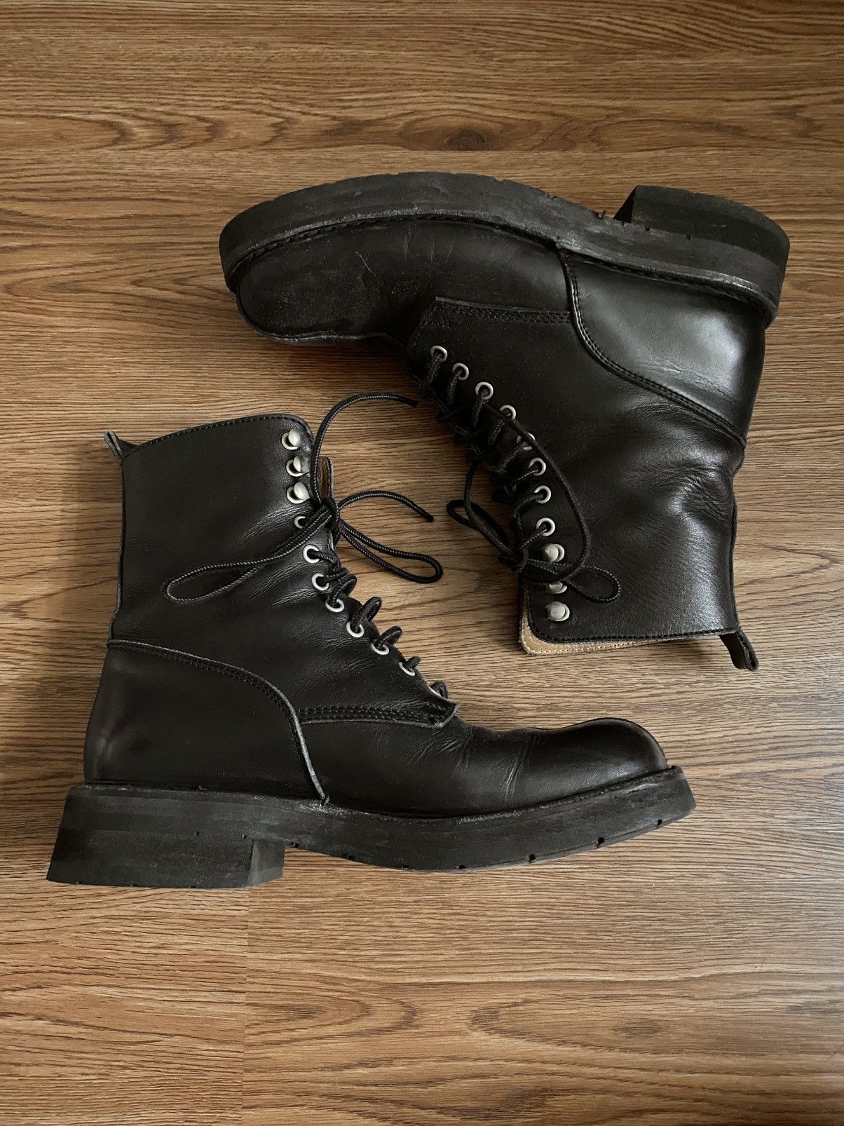 Yohji Yamamoto pour homme モンキーブーツ Yohji Yamamoto POUR HOMME タイヤソールモンキーブーツ - メルカリ