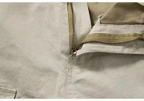 Japanese Brand 20SS Indigo Union Japan Beige Patchwork Worker Shorts Size US 32 / EU 48 - 3 Thumbnail