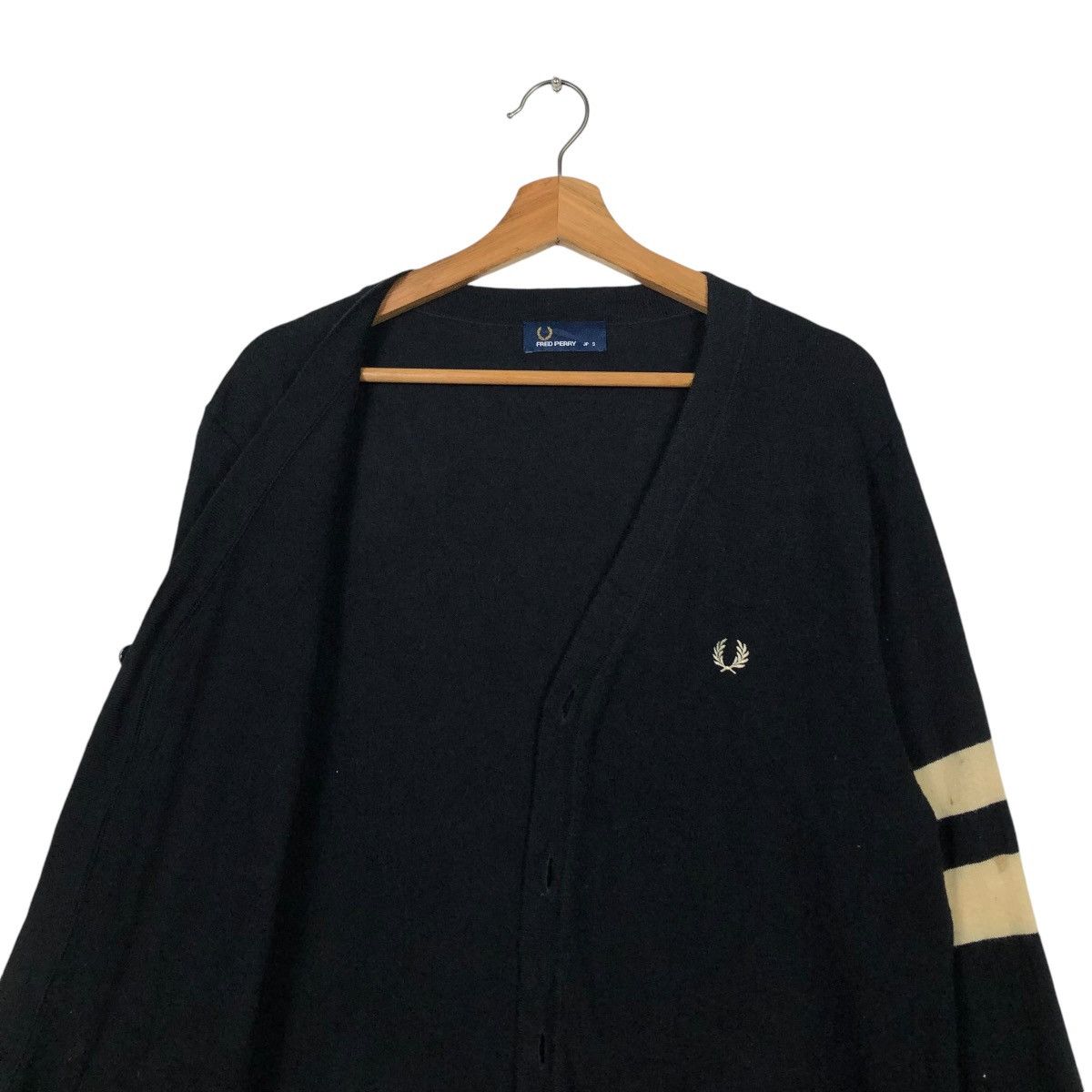 Fred Perry 🔥VINTAGE BOMBER CARDIGAN JACKET FRED PERRY Size US S / EU 44-46 / 1 - 14 Thumbnail