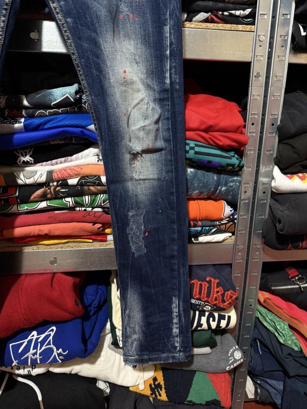 Dsquared2 Rare Luxury Dsquared2 Distressed Denim Navy Jeans Size 46 Size US 30 / EU 46 - 6 Thumbnail