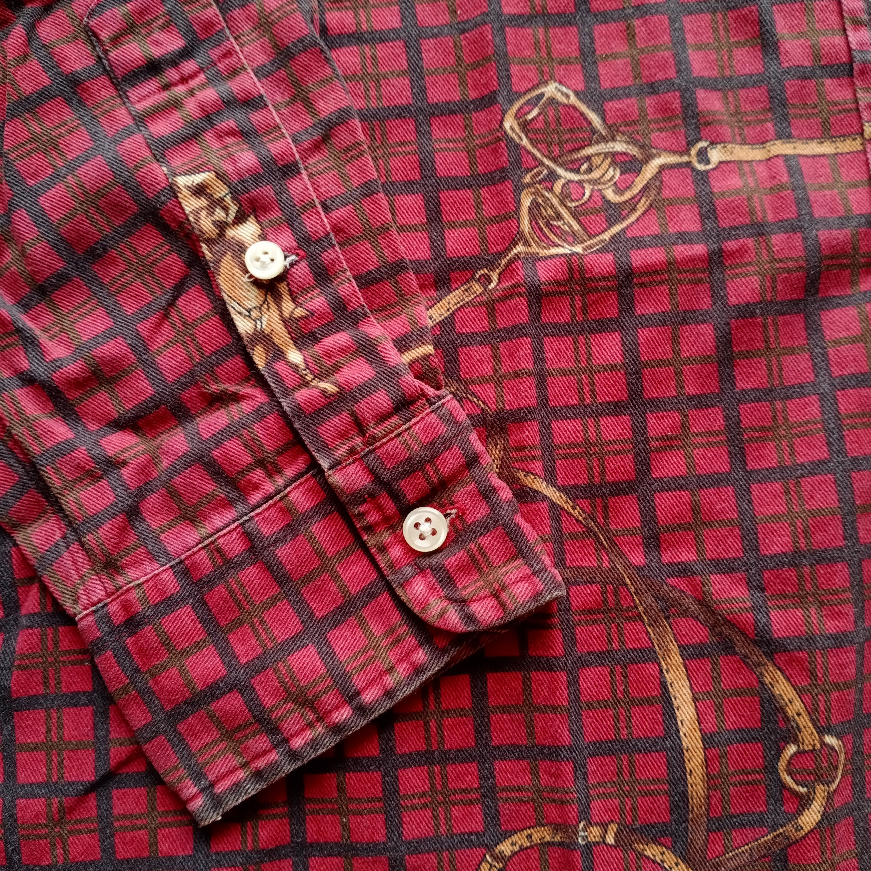 Ralph Lauren Vintage 90s Polo Ralph Lauren RL Pheasant Plaid Hunting Size US L / EU 52-54 / 3 - 5 Thumbnail