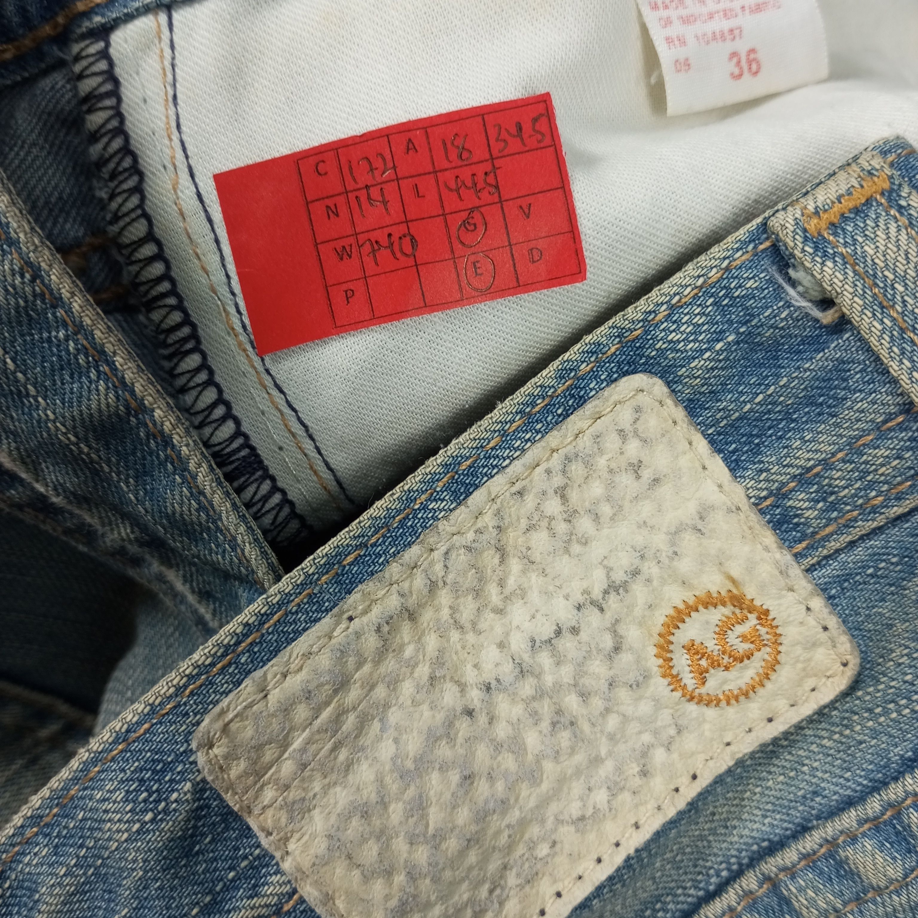 AG Adriano Goldschmied AG Adriano Goldschmied Straight Leg Jeans Size US 36 / EU 52 - 15 Thumbnail