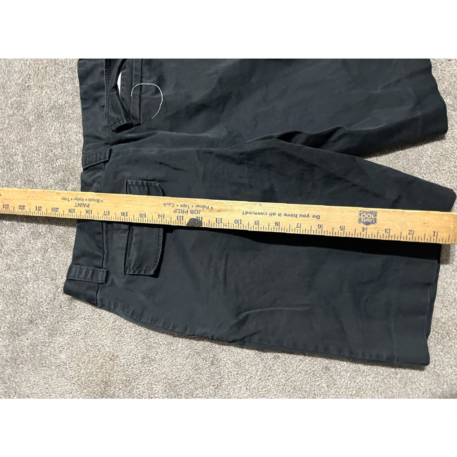 Banana Republic Banana Republic Black Solid Chino Stretch Shorts Size 4 Flat Front Womens Size 27" / US 4 / IT 40 - 3 Thumbnail