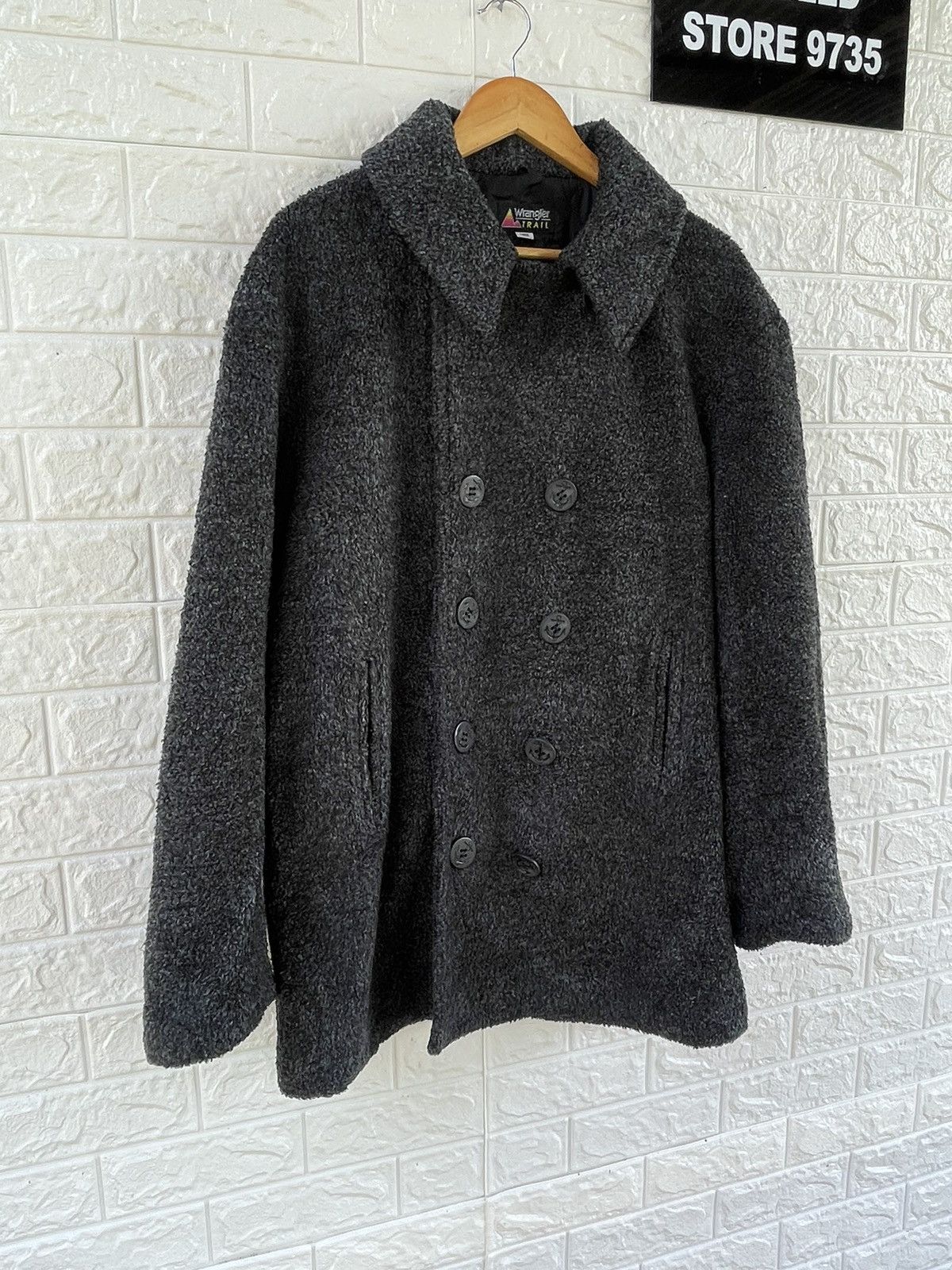 Japanese Brand × Vintage × Wrangler Wrangler Wool Jacket Size US M / EU 48-50 / 2 - 3 Thumbnail