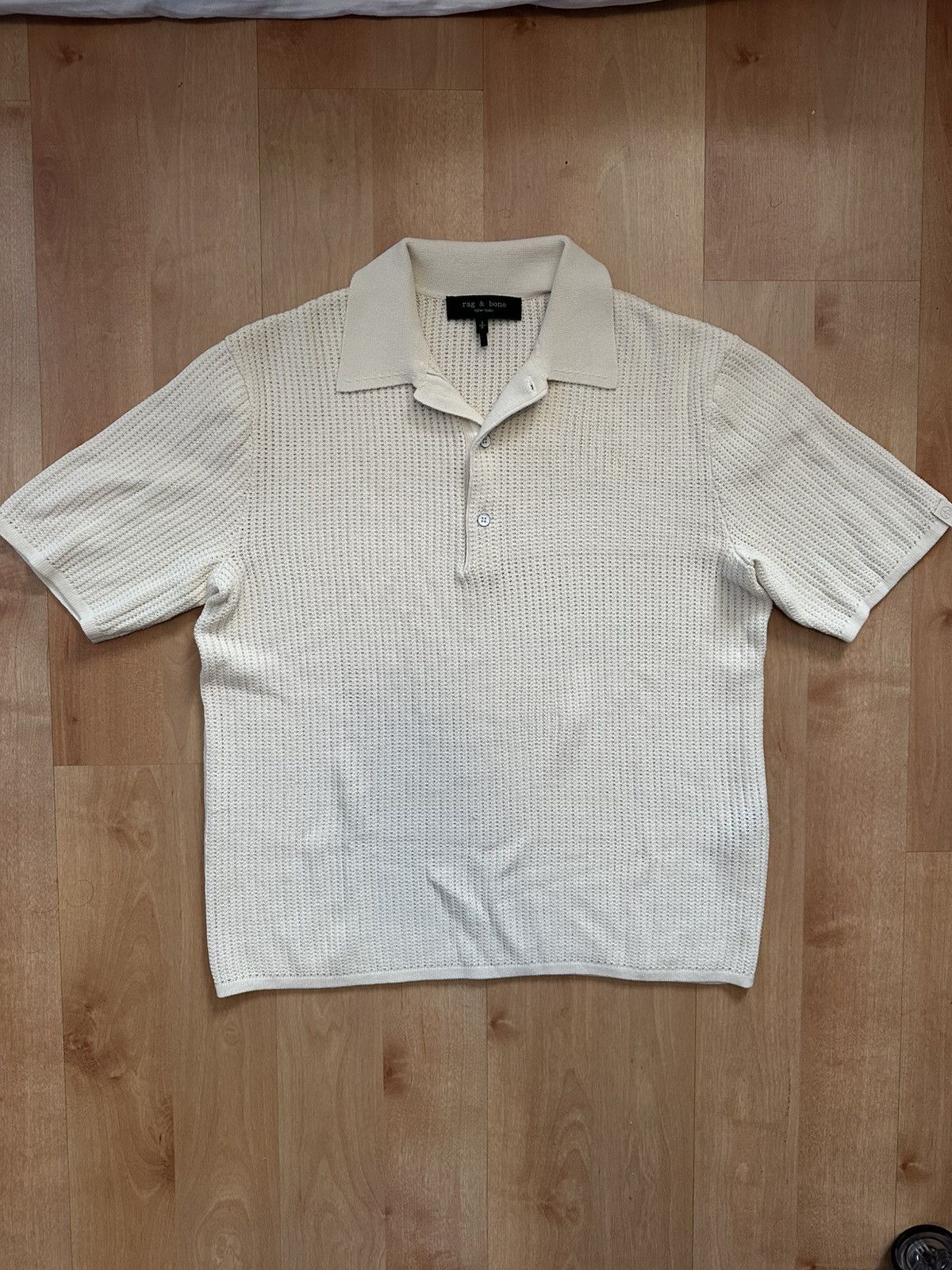 Rag & Bone Rag & Bone textured knit polo Size US S / EU 44-46 / 1 - 1 Thumbnail