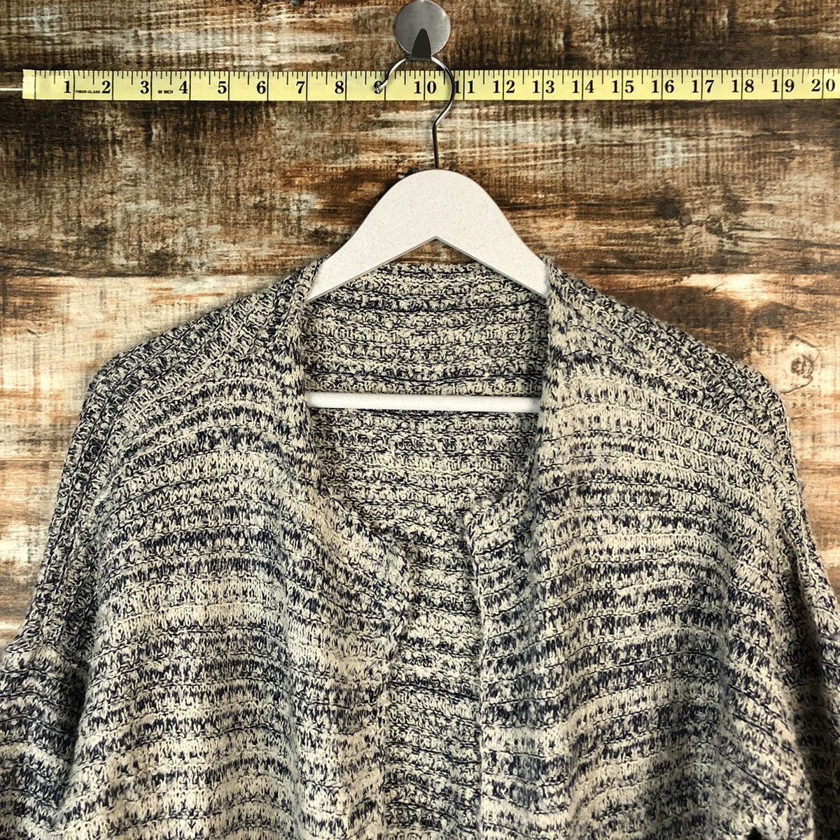 Japanese Brand Ecost Shop Grey knitwear Cardigan #A1343 Size US L / EU 52-54 / 3 - 4 Thumbnail