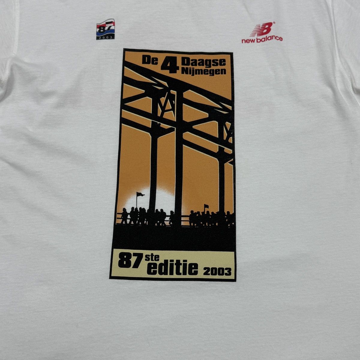 New Balance × Vintage Vintage New Balance 2003 87ste Editie De 4 Daagse T-Shirt Size US M / EU 48-50 / 2 - 6 Thumbnail