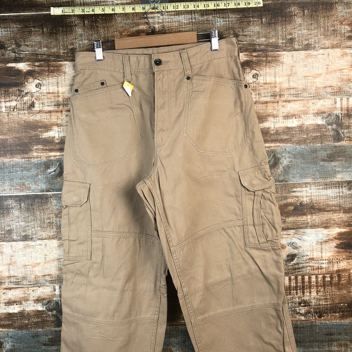 Japanese Brand DL Even River Brown Cargo Multipocket Pants #C703 Size US 30 / EU 46 - 2 Thumbnail