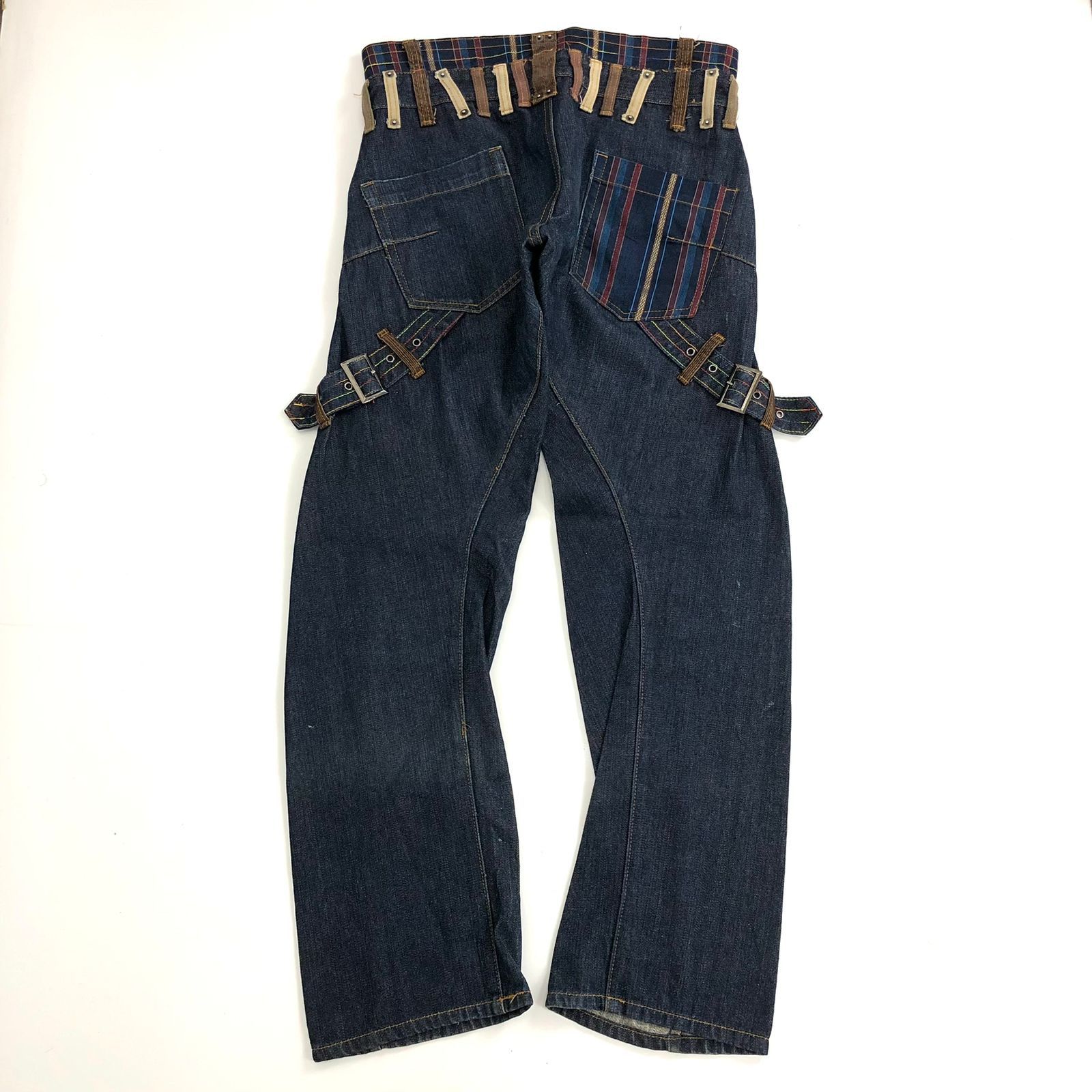 Number (N)ine Japanese Brand Breathmint Double Waist Denim Pants Size US 31 - 4 Thumbnail