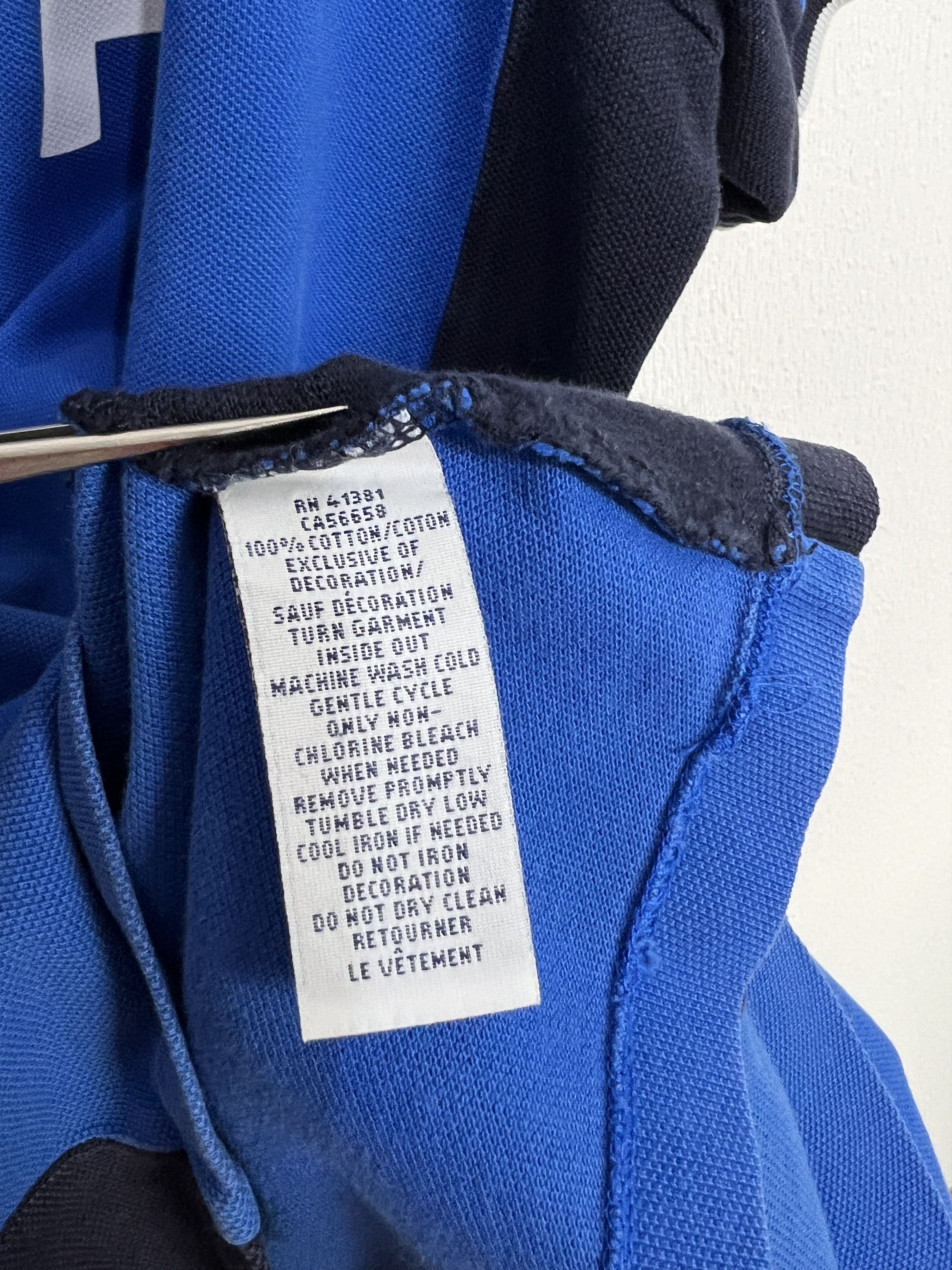 Polo Ralph Lauren Italy Italia Big Pony Rare Chief Keef Blue Shirt Jersey Size US XXL / EU 58 / 5 - 5 Thumbnail
