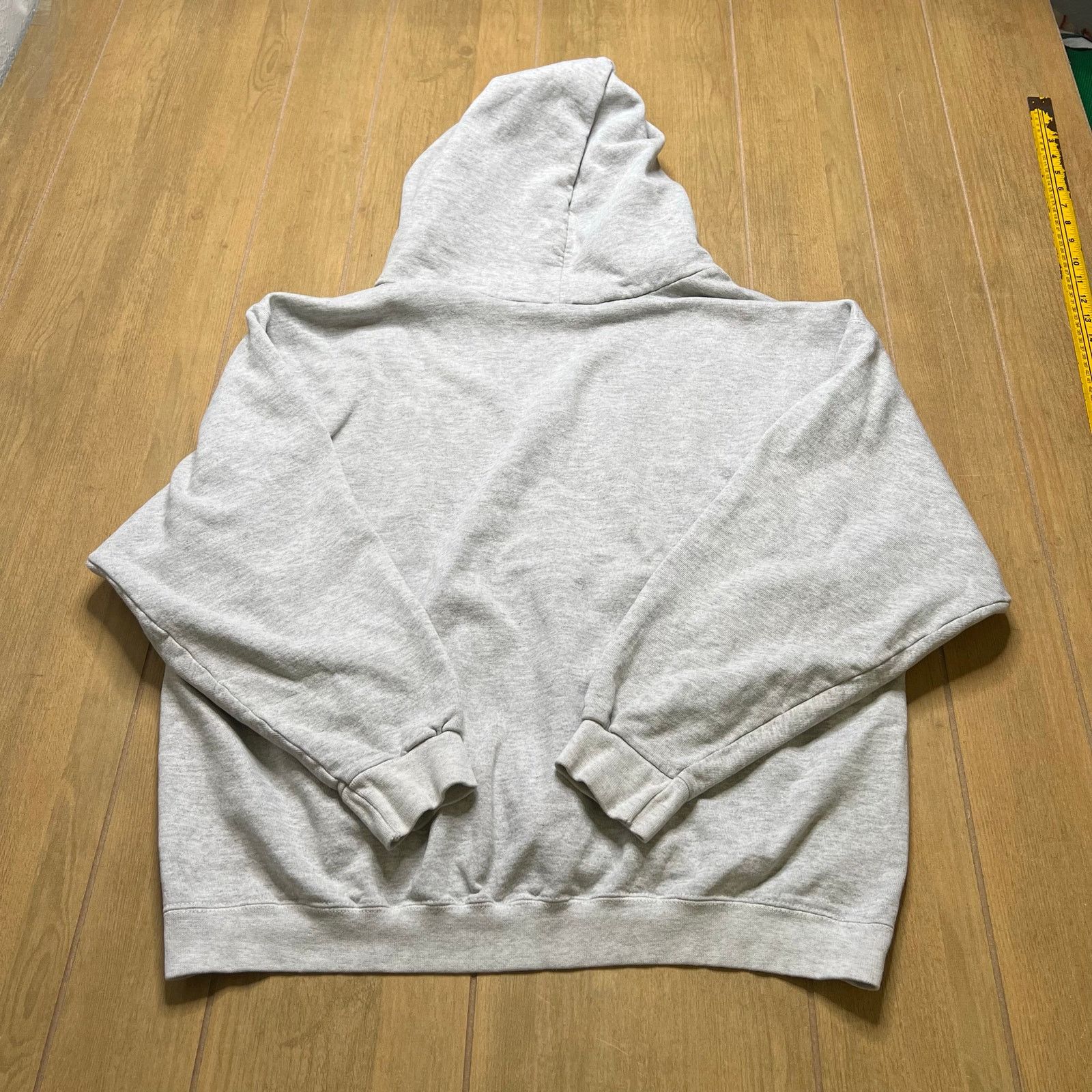 Nike Vintage 90s Nike Swoosh Hoodie Grey Size XL Distress Rip Size US XL / EU 56 / 4 - 7 Thumbnail
