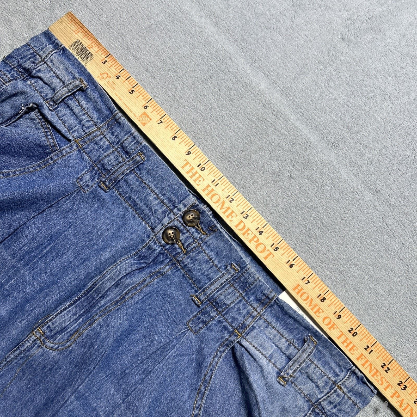 JNCO Deadstock Beyond Baggy Jeans Womens 20w - 45x33 Raw Hem Wide Size 42" / US 20 - 16 Thumbnail