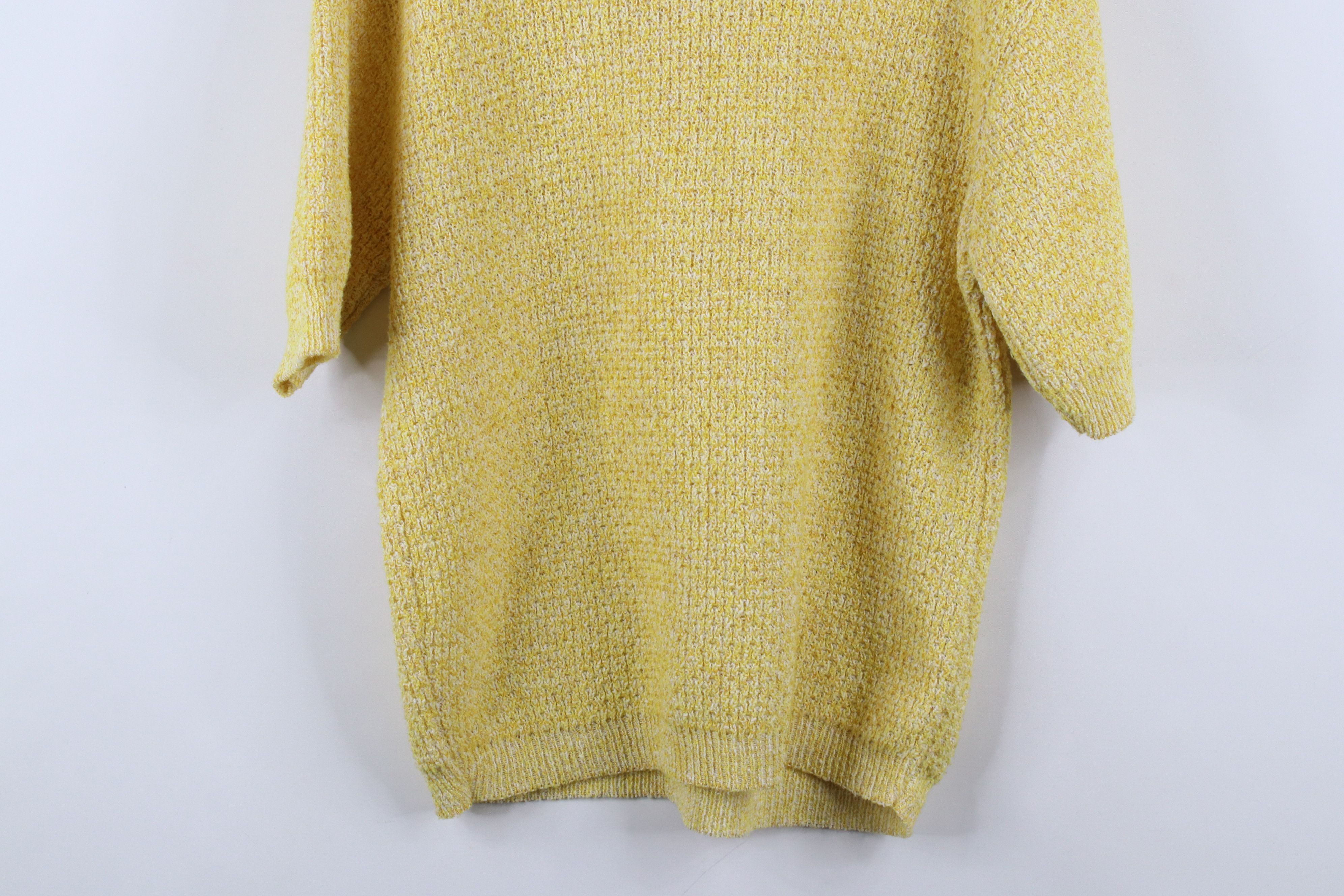 Vintage Vintage 60s 70s Streetwear Knit Short Sleeve Sweater USA Size XL / US 12-14 / IT 48-50 - 10 Thumbnail