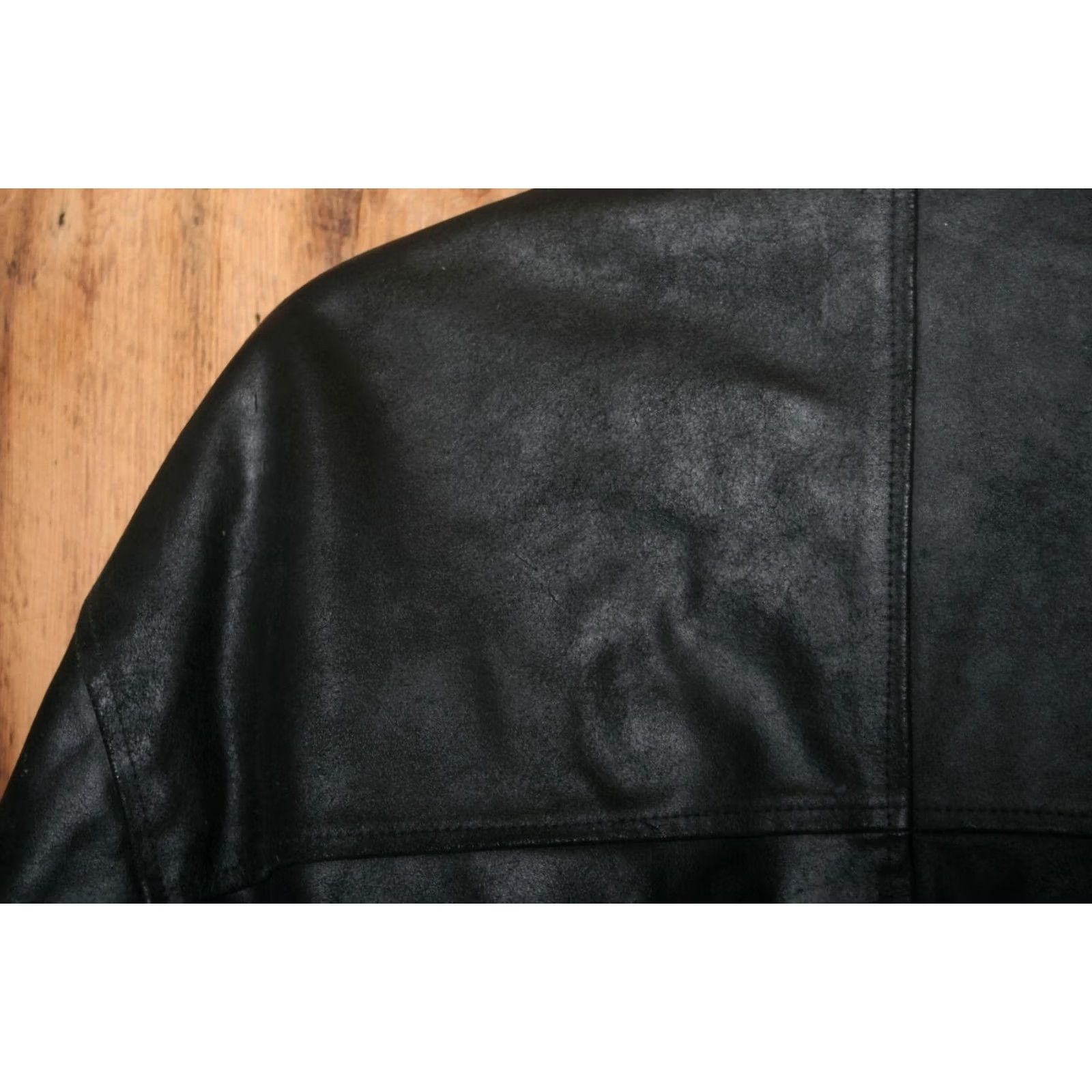 Vintage VINTAGE Wilsons Leather Motorcycle Jacket Black Leather Sherpa Lined XL Mens XS? Size US XL / EU 56 / 4 - 6 Thumbnail