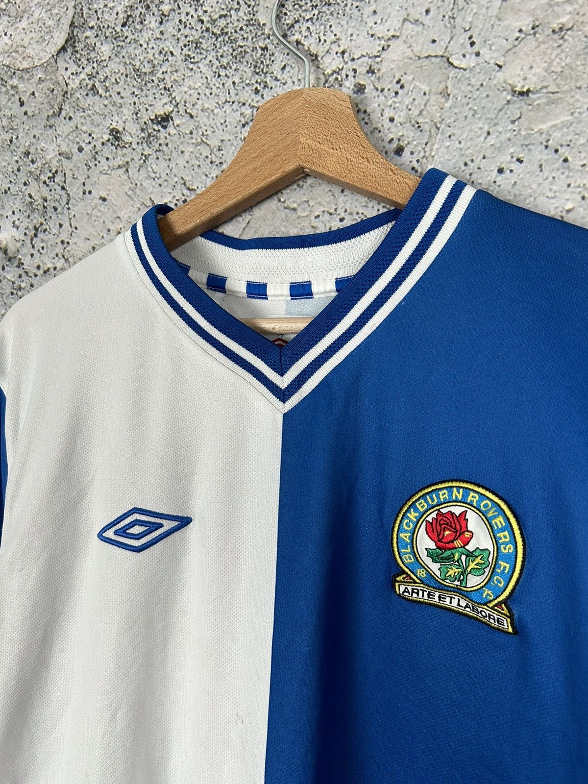 Umbro Vintage Blackburn Rovers FC Umbro Soccer Jersey Football Size US L / EU 52-54 / 3 - 2 Thumbnail