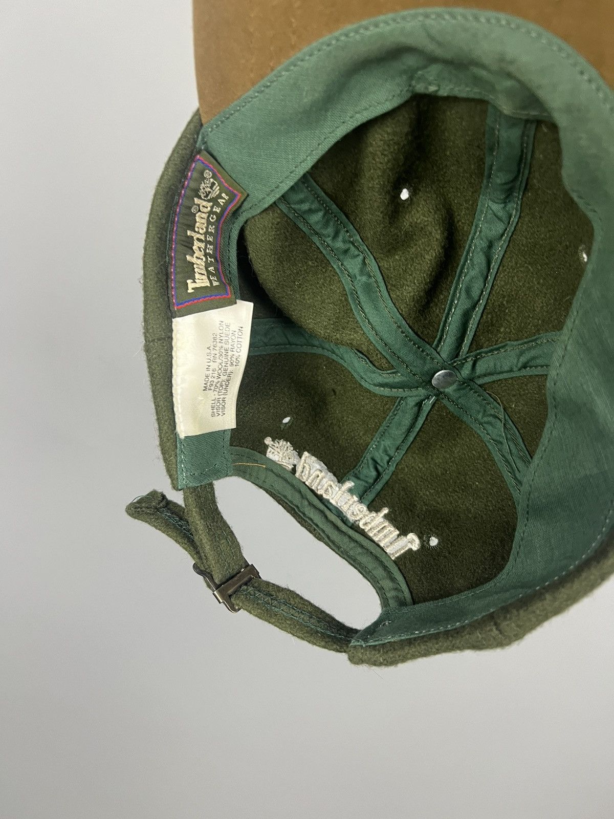 Timberland Rare vintage Timberland wool cap green/brown Size ONE SIZE - 8 Thumbnail