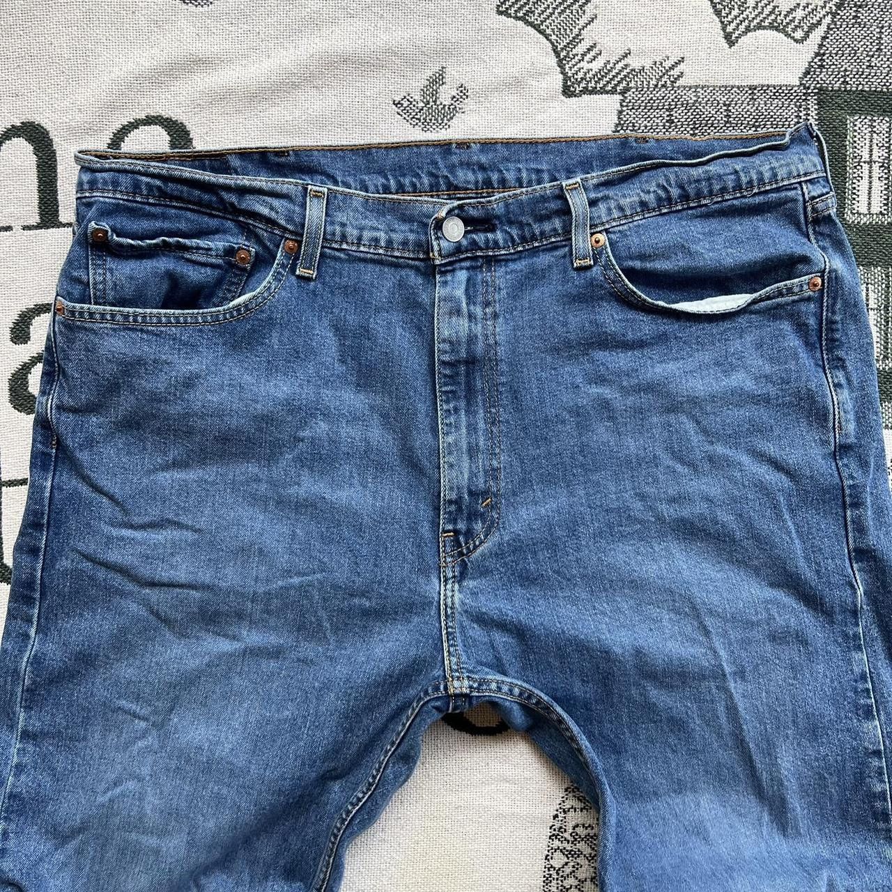 Levi's Vintage Y2K/2000s Baggy Grunge Dark wash Levi’s Denim Jeans! Size US 40 / EU 56 - 5 Thumbnail