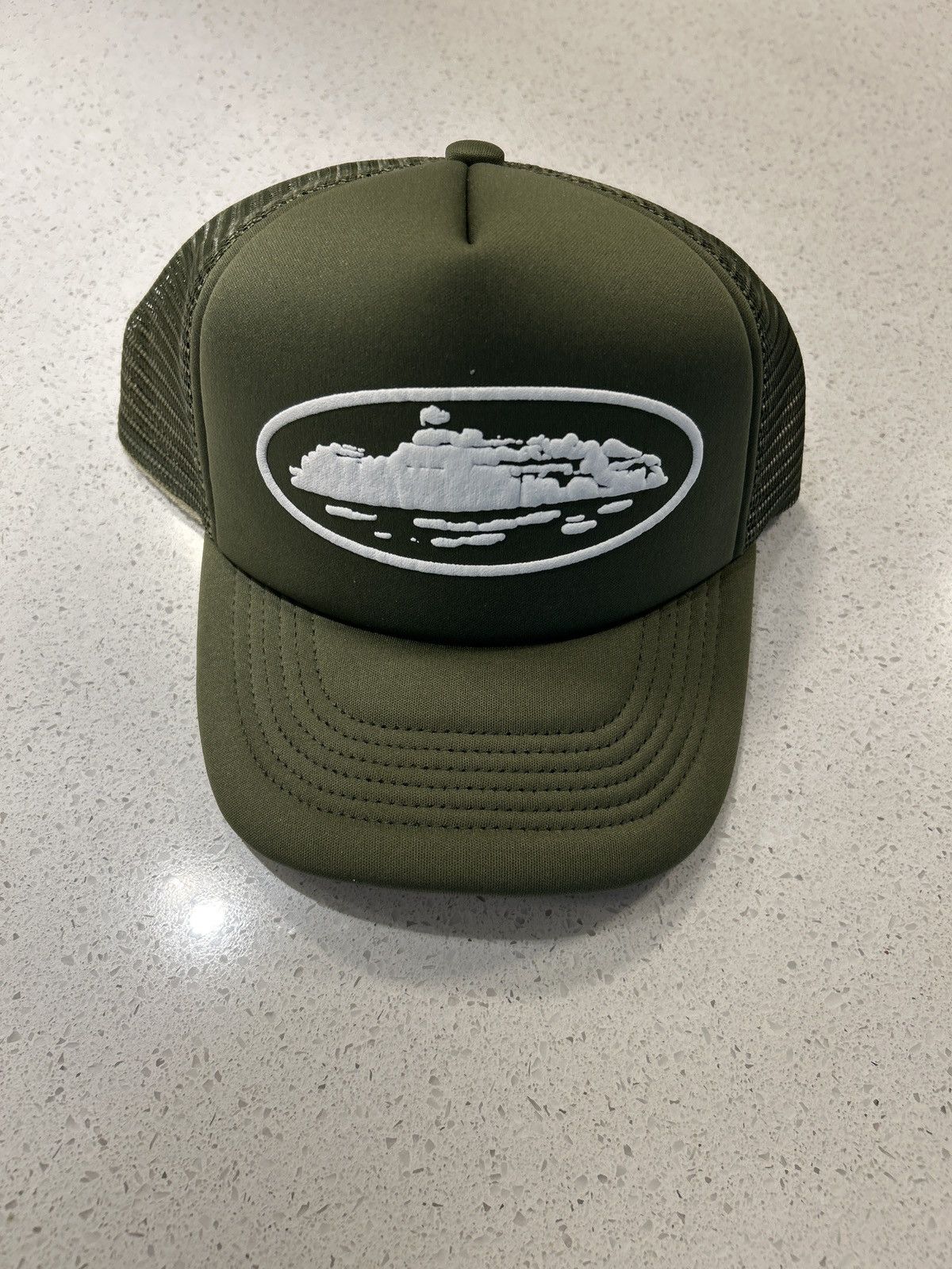 Corteiz × Streetwear Corteiz Green Spellout Trucker Hat | Grailed