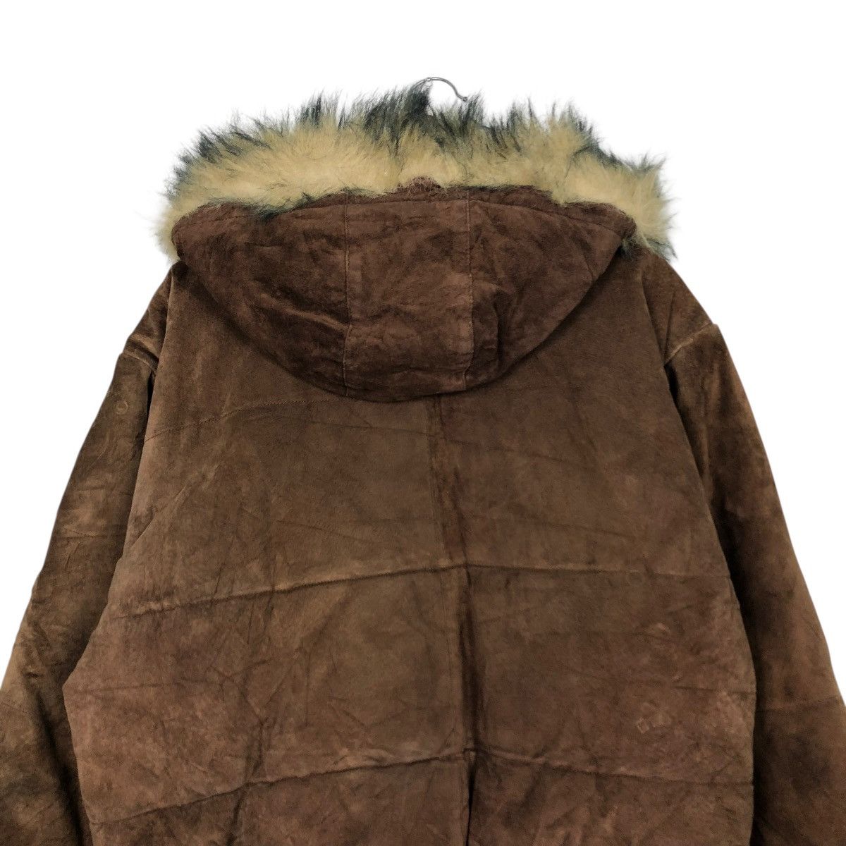 Japanese Brand 🔥VTG LEATHER BIKER JACKET GEMBONY FUR HOODIE ISSEY MIYAKE Size US M / EU 48-50 / 2 - 11 Thumbnail