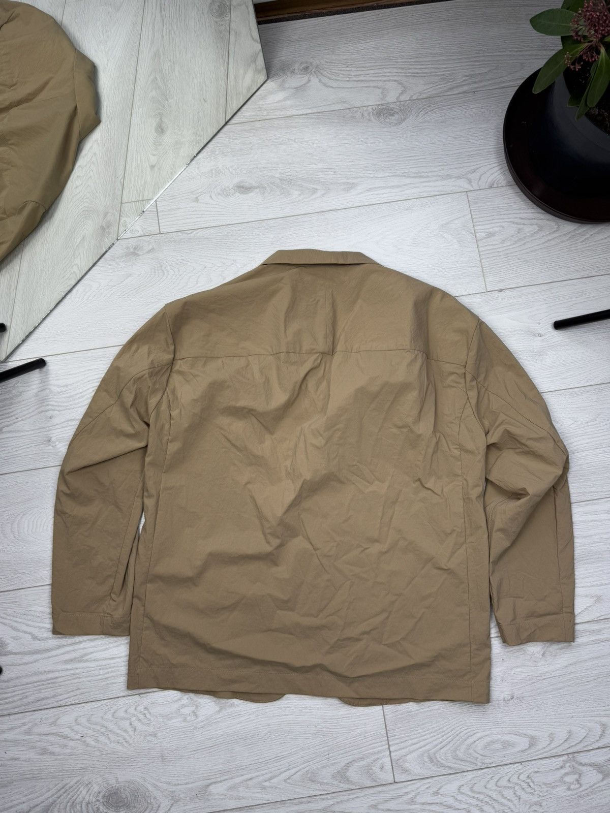 Attachment × Kazuyuki Kumagai Attachment Attachment Kazuyuki Kumagai Nylon Blazer Size 38S - 3 Thumbnail