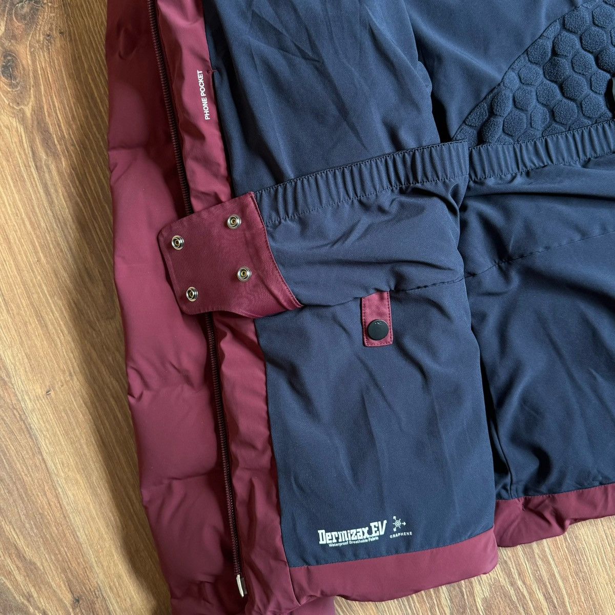 KJUS Kjus Momentum Down Ski Puffer Jacket Women’s 44/XXL Burgundy Size XXL / US 16-18 / IT 52-54 - 7 Thumbnail