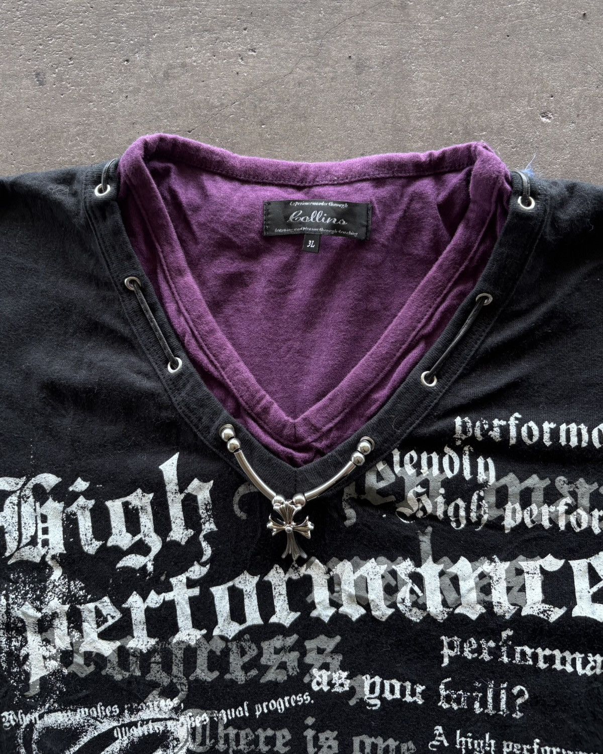Japanese Brand Callina Necklare Poem Shirt Size US XL / EU 56 / 4 - 3 Thumbnail