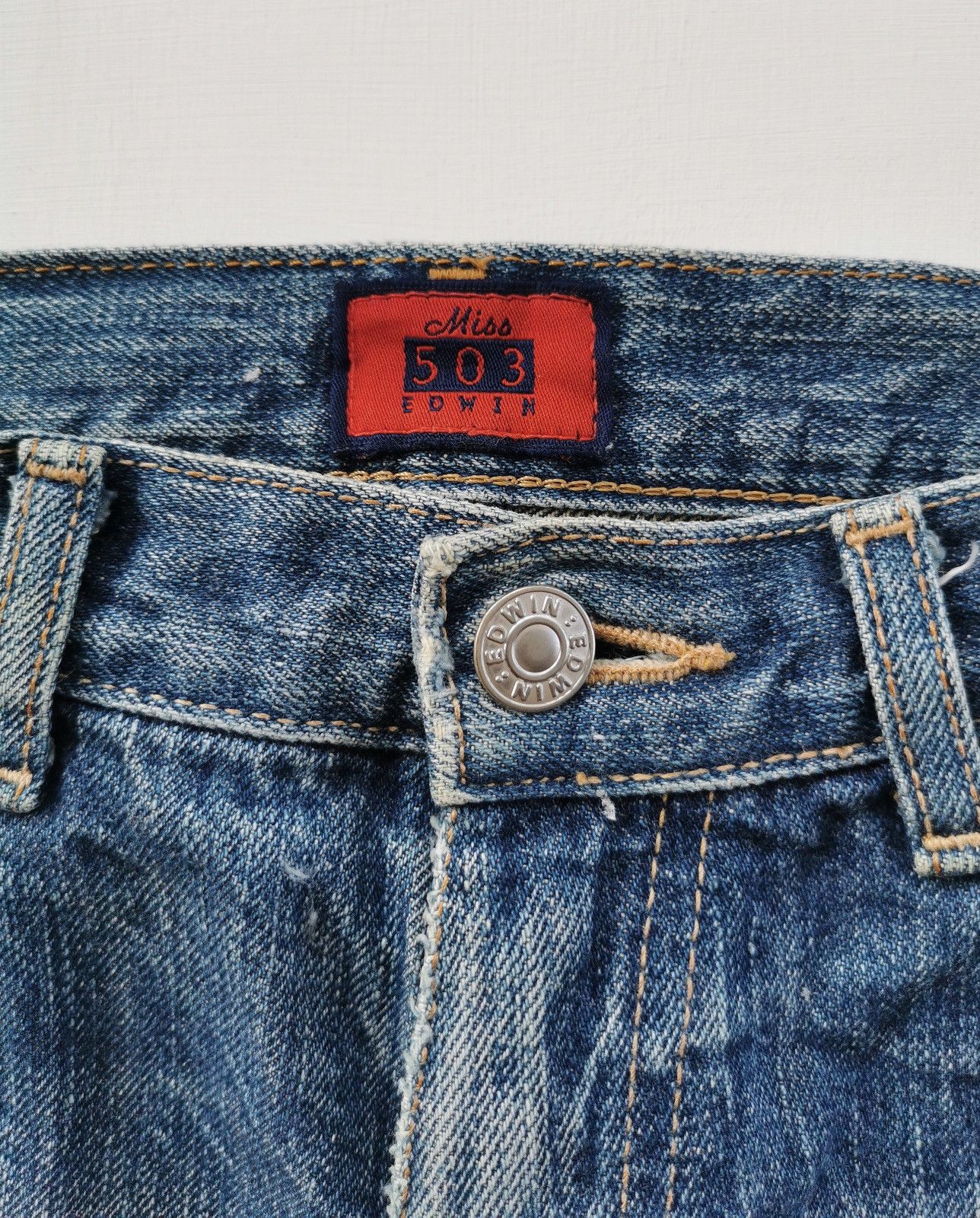 Edwin Rebels Women Edwin Flared Bootcut Rugged Distressed Jeans Size 28" / US 6 / IT 42 - 5 Thumbnail