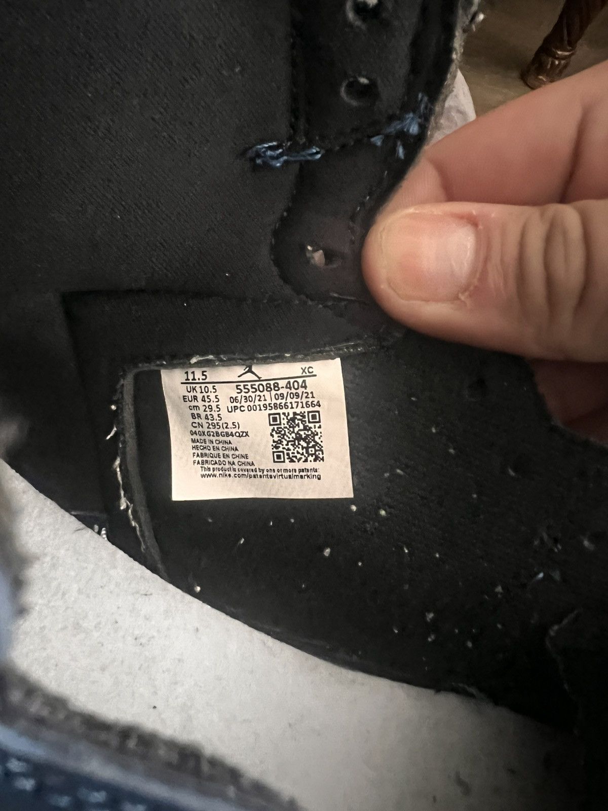 Jordan Brand Jordan 1 OG Size US 11.5 / EU 44-45 - 6 Thumbnail