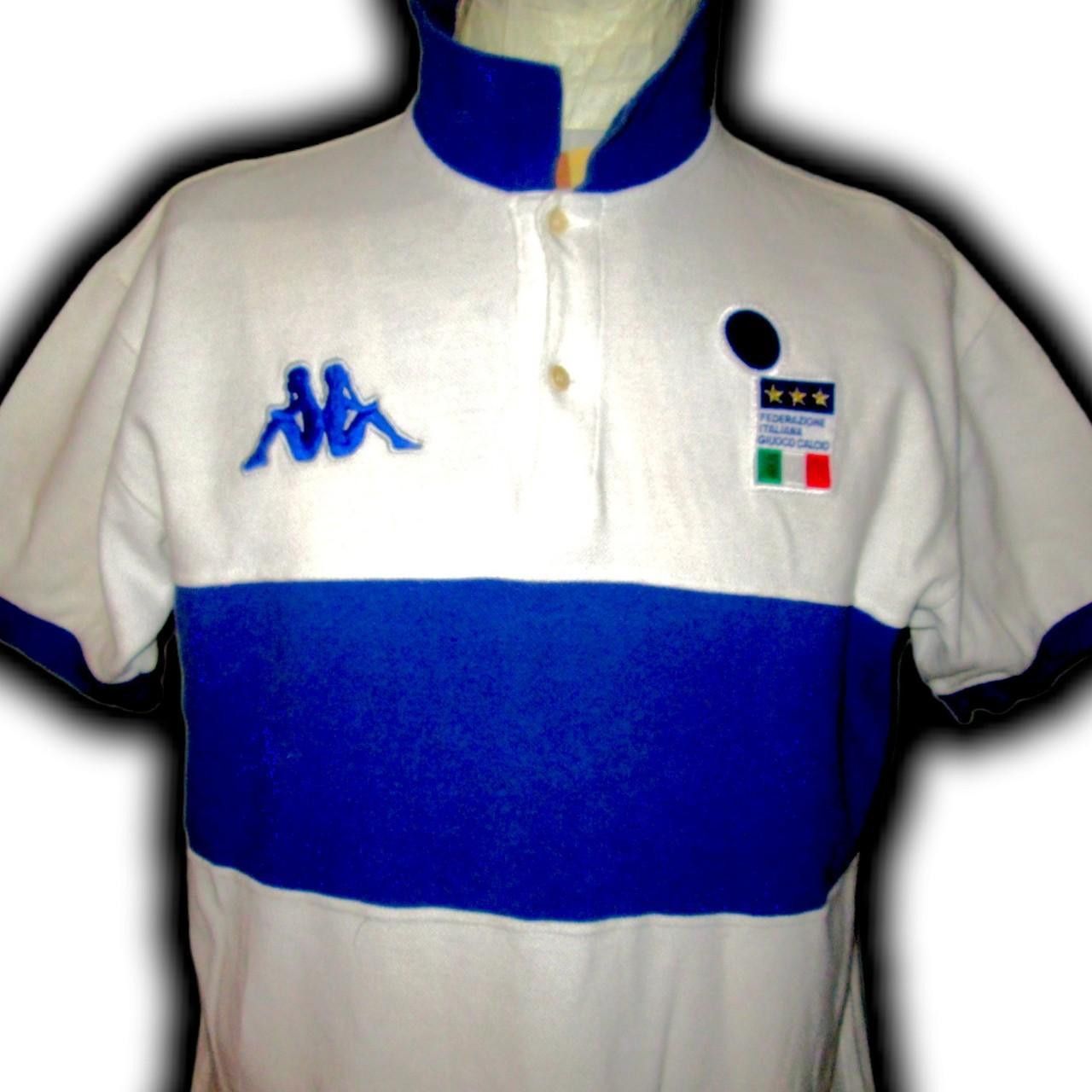 Kappa Italy 1996 1997 1998 Training Shirt Jersey Size US L / EU 52-54 / 3 - 3 Thumbnail