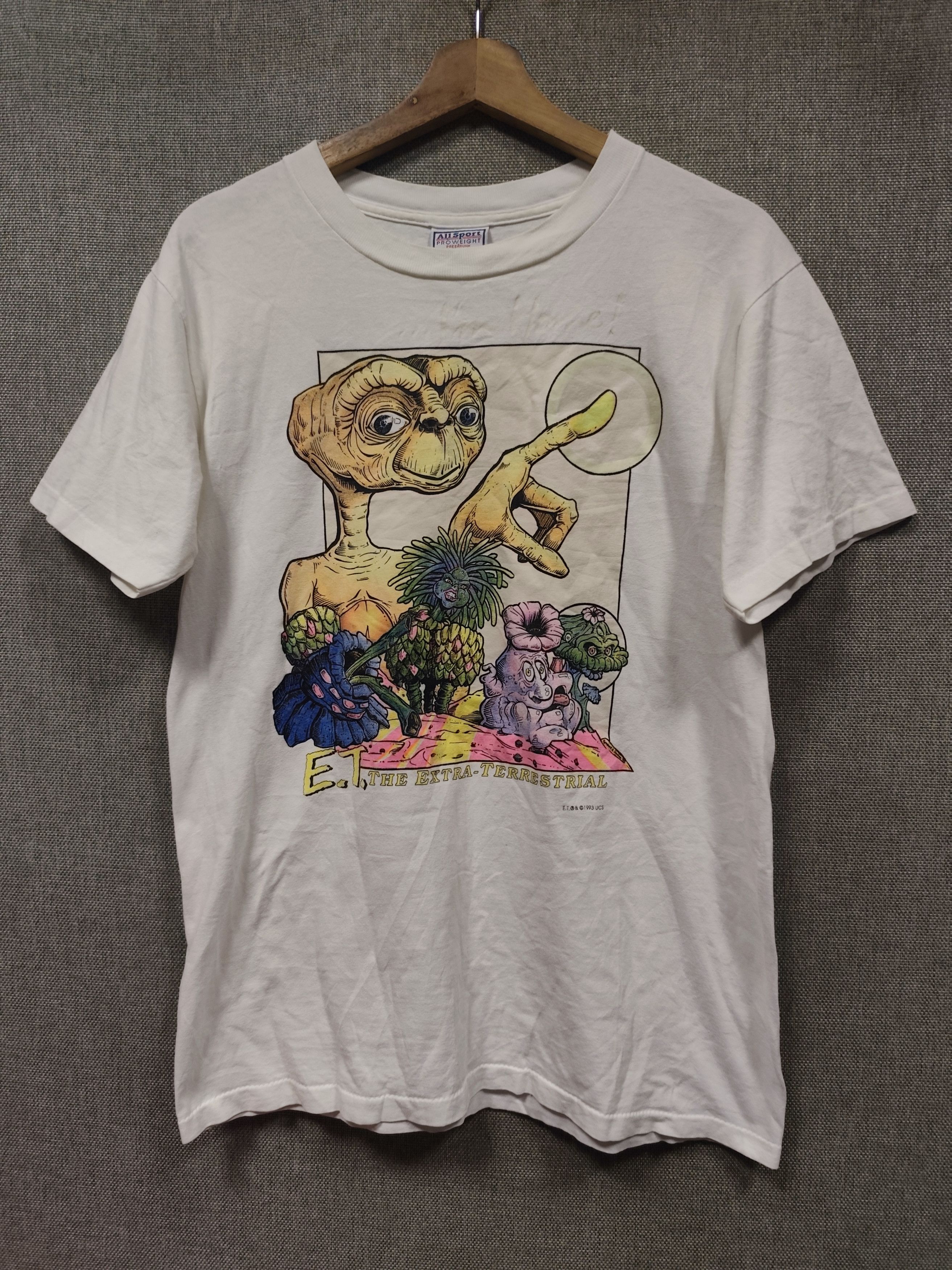 Vintage Vintage 90s T Shirt Movie E.T. the Extra-Terrestrial Size US M / EU 48-50 / 2 - 1 Thumbnail