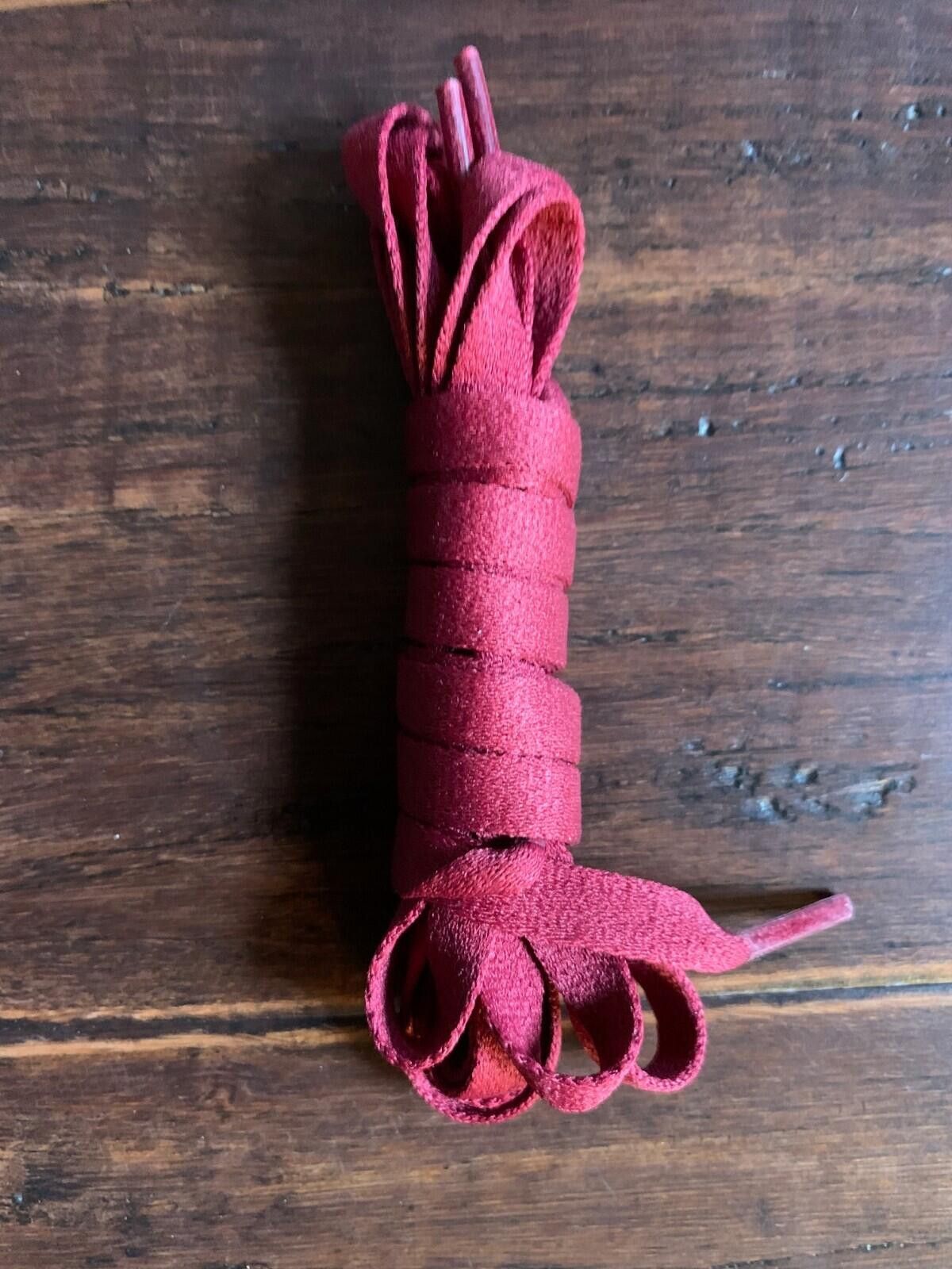 The Unbranded Brand Premium Pair of Red Shoe Strings Size ONE SIZE - 1 Preview