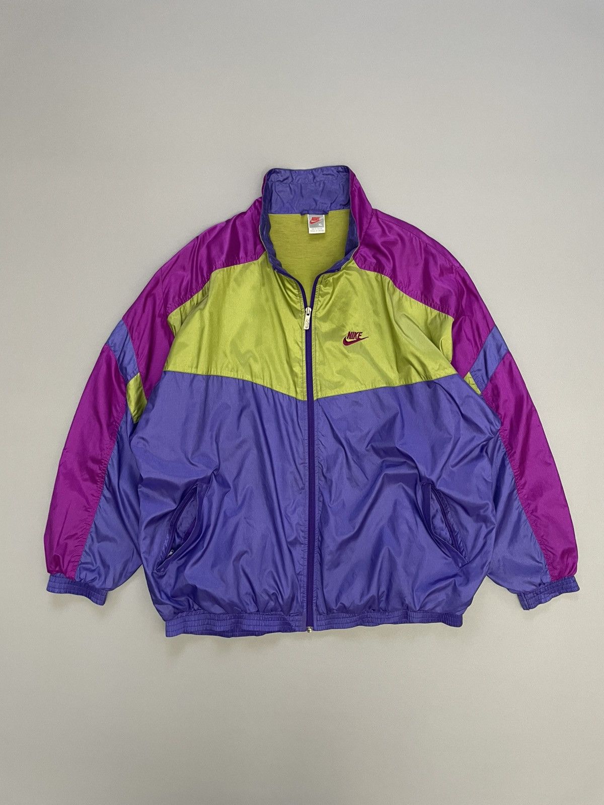 Nike Vintage Nike Tracksuit Jacket Pants 80s 90s Swoosh Size US XL / EU 56 / 4 - 3 Thumbnail