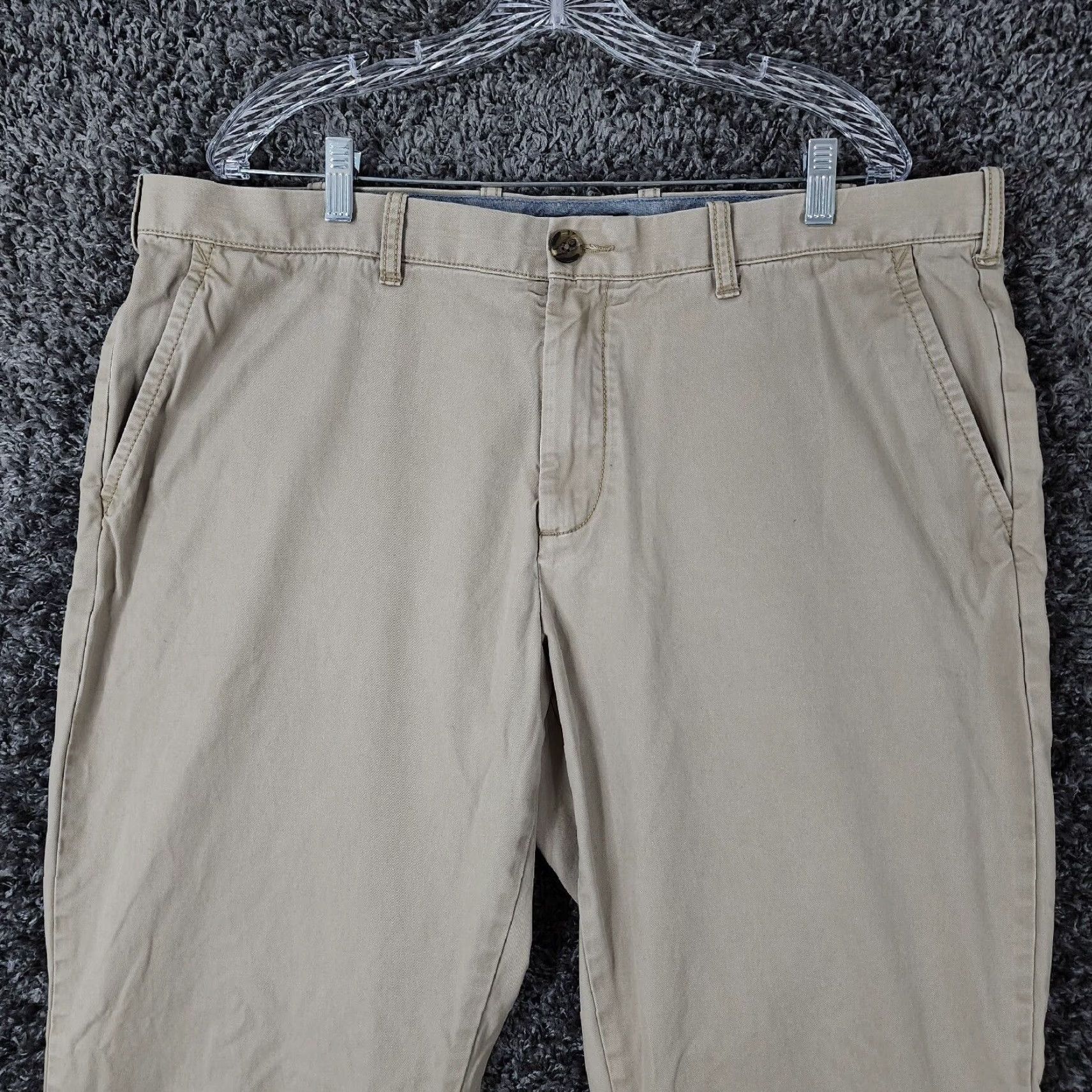 Tommy Hilfiger TOMMY HILFIGER Mens Chino Pants Beige Straight Leg Size 40x29 Size US 40 / EU 56 - 2 Thumbnail