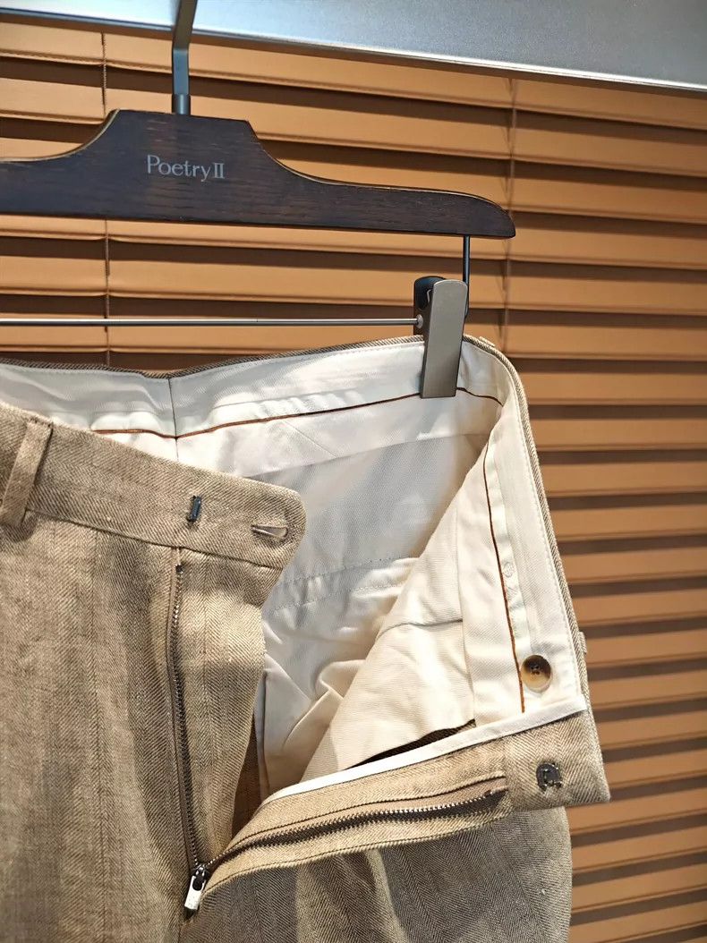 Loro Piana LORO PIANA Flax trousers Size US 30 / EU 46 - 5 Thumbnail
