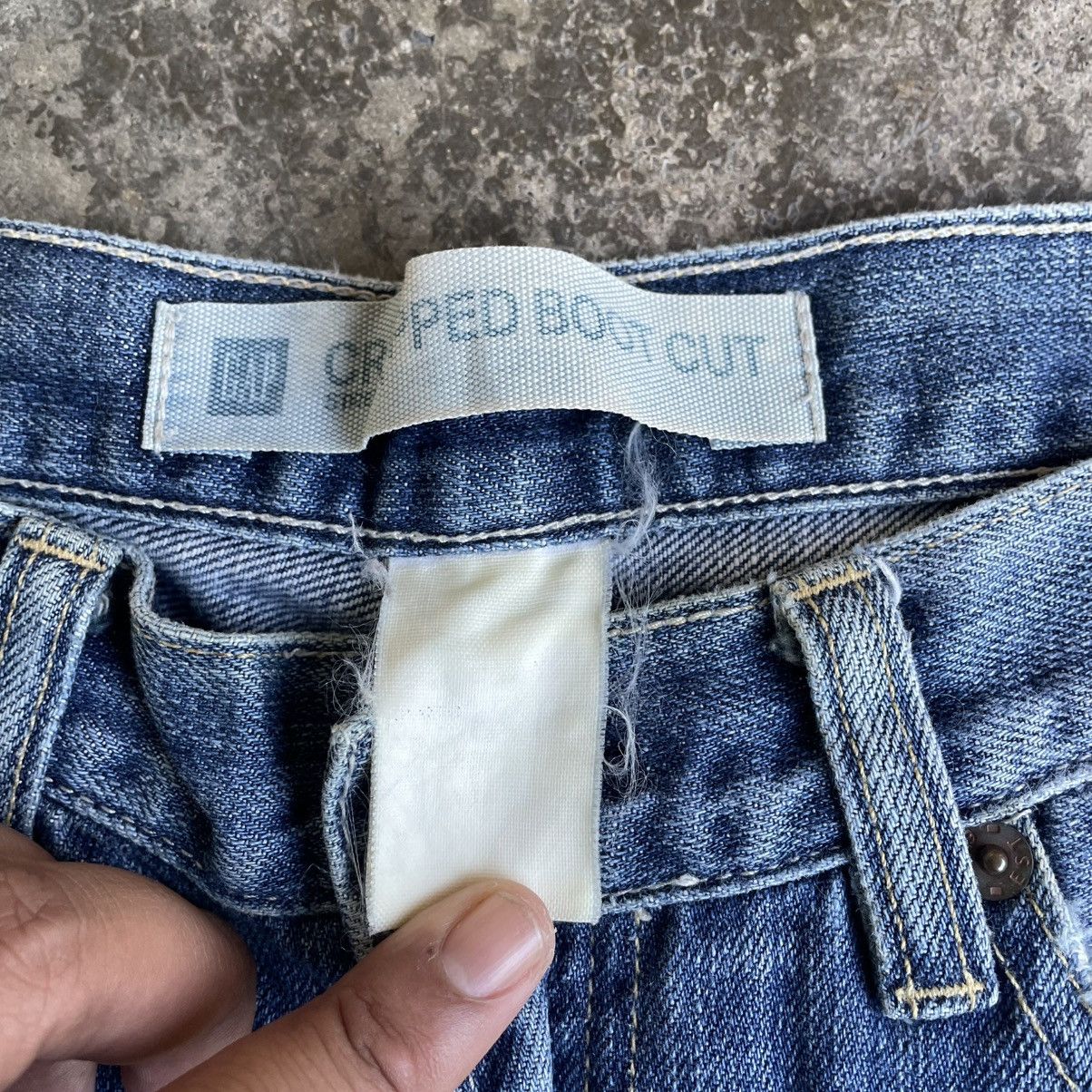 Gap 🔥Vintage Gap Stoned Washed Straight Cut Distress Denim Jeans Size US 31 - 14 Thumbnail