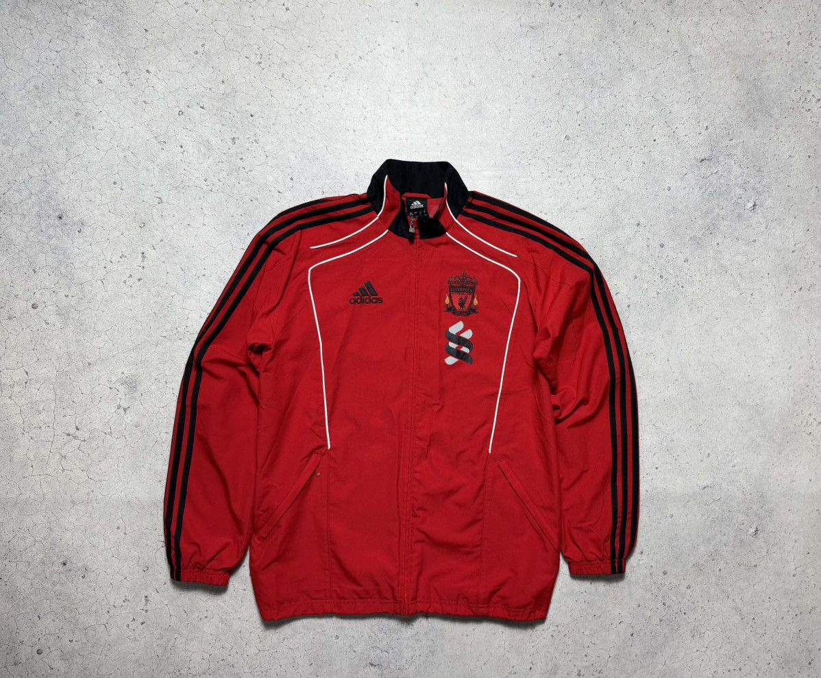 Adidas Adidas FC Liverpool Vintage Nylon Football Track Jacket Size US S / EU 44-46 / 1 - 1 Thumbnail