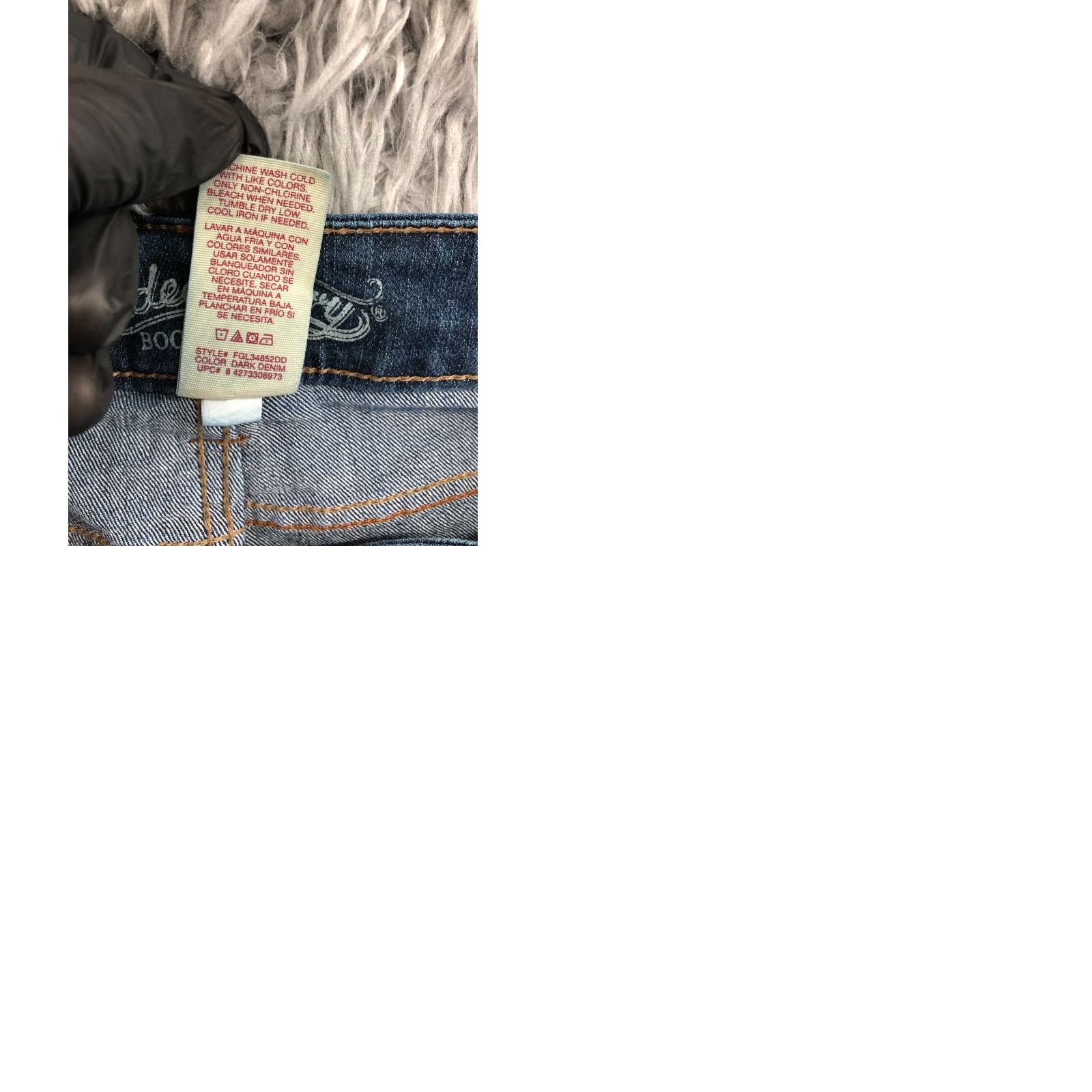 Faded Glory Faded Glory Jeans Bootcut Womens Medium Blue Size 8 Regular 27in Inseam Denim Cotton Pocket Zipper Belt Loops 5-Pocket Size 30" / US 8 / IT 44 - 9 Thumbnail