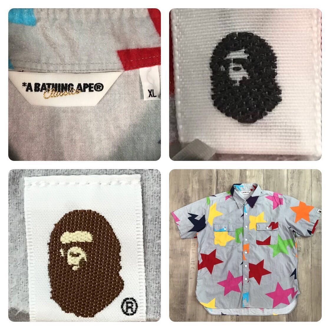 Bape × Nigo BAPE STA Shirt multi color a bathing ape star BAPESTA NIGO Size US XL / EU 56 / 4 - 6 Thumbnail