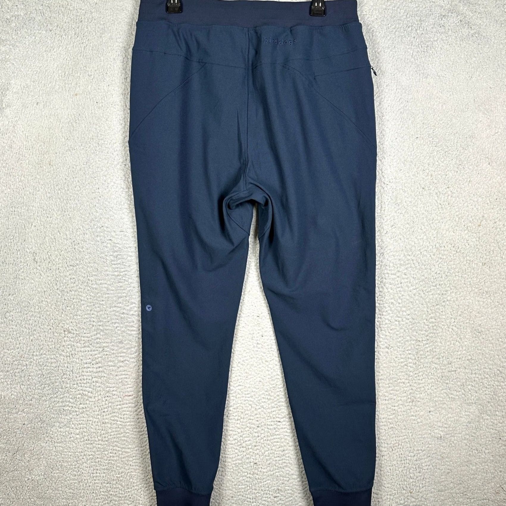Vintage Birddogs Boom Joggers Pants Men XL Navy Blue Lined Pockets Drawstring Tapered Athletic Gym & Training Size US 36 / EU 52 - 2 Thumbnail
