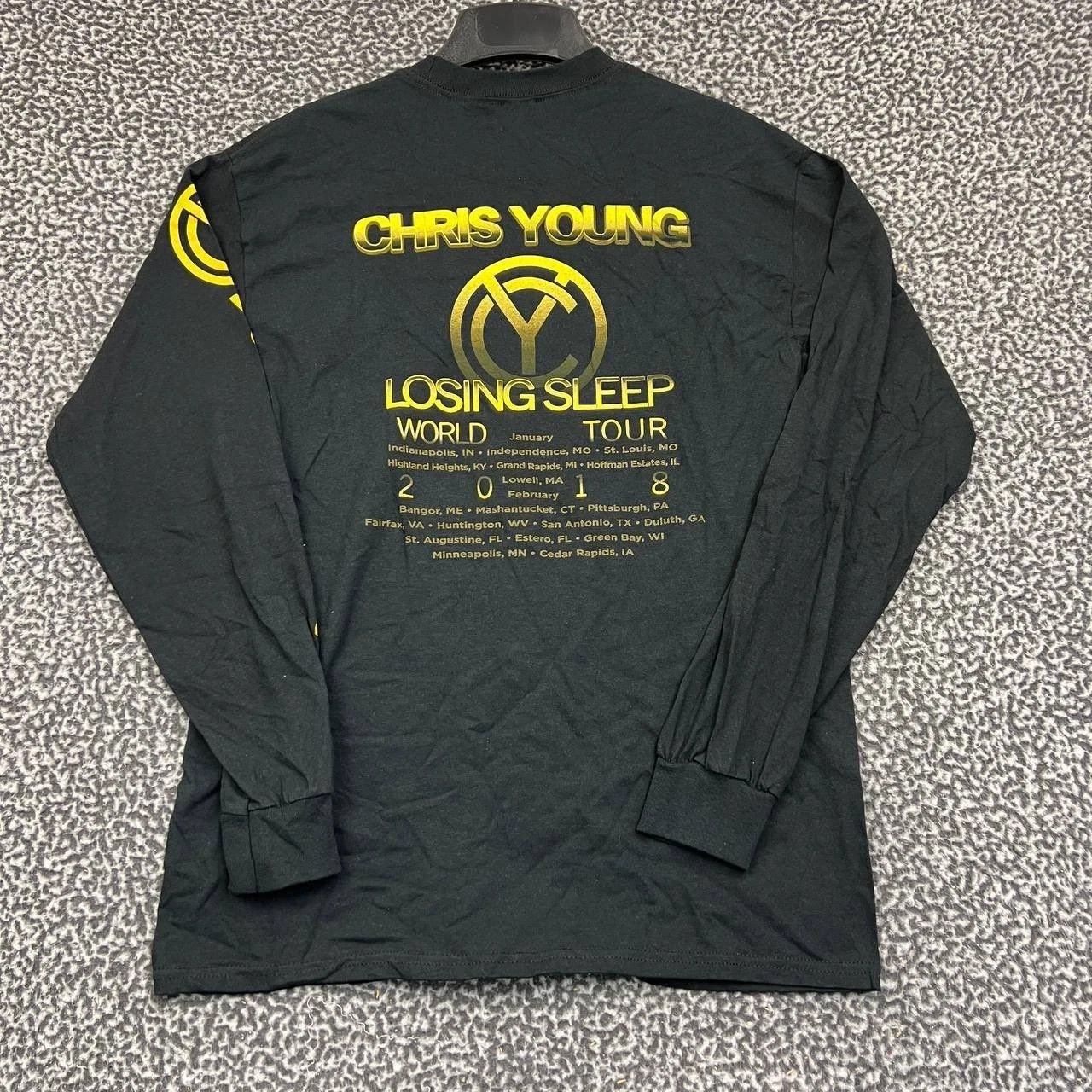 Gildan Vintage Chris Young Shirt M World Tour Gildan Deadstock New Size US M / EU 48-50 / 2 - 2 Thumbnail