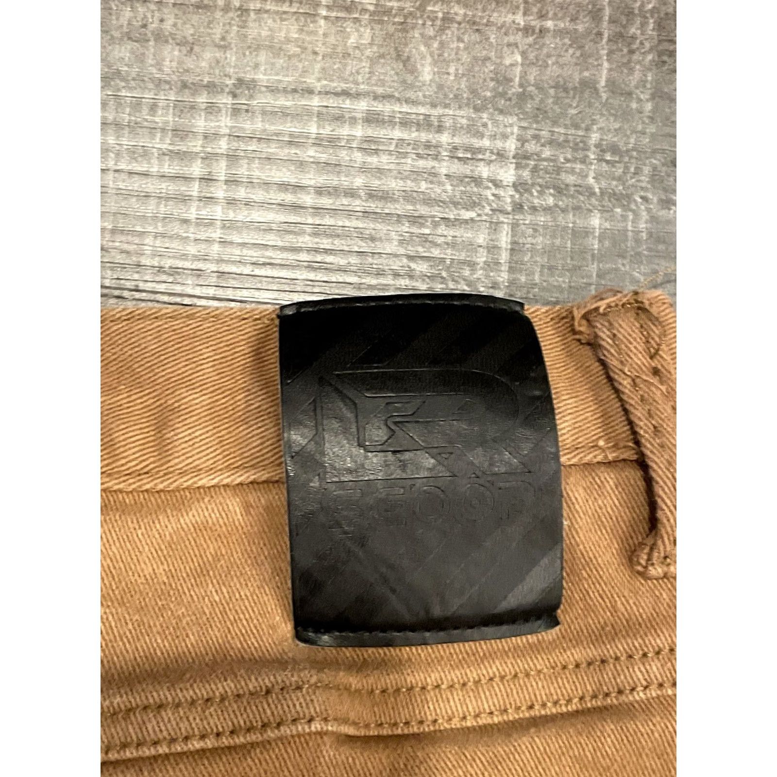 Denime LR Scoop Jeans Mens 32 Blue Tan Skinny Ribbed Stretch Denim Size 34x32 32x27 Skater F417 Size US 32 / EU 48 - 6 Thumbnail
