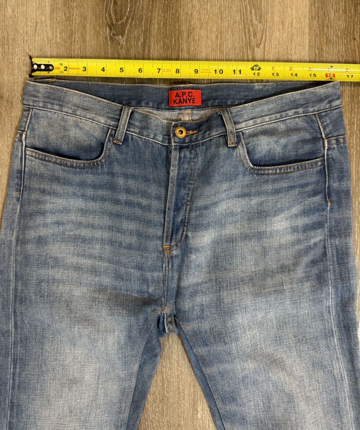 A.P.C. × Kanye West APC X KANYE 2014 Denim 32 x 30 - year round comfort Size US 32 / EU 48 - 9 Thumbnail