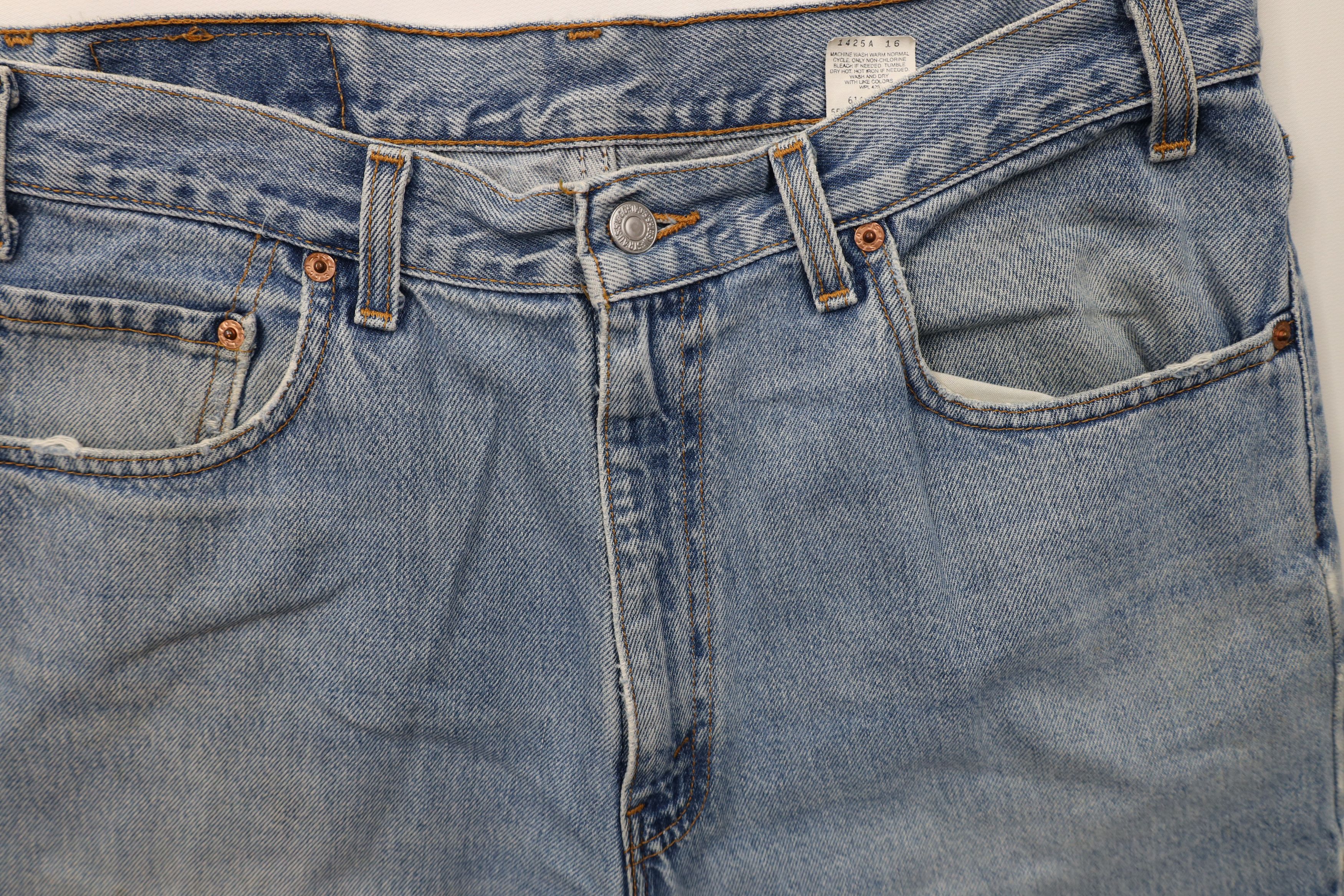 Levi's × Vintage Vintage Y2K 2001 Levis 550 Relaxed Fit Denim Jeans USA Size US 36 / EU 52 - 8 Thumbnail