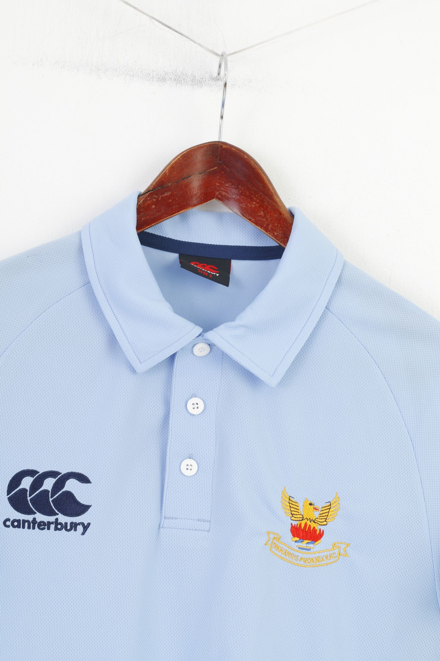 Vintage Canterbury Men S Polo Shirt Blue Treharris Phoenix 4590 Size US S / EU 44-46 / 1 - 2 Thumbnail
