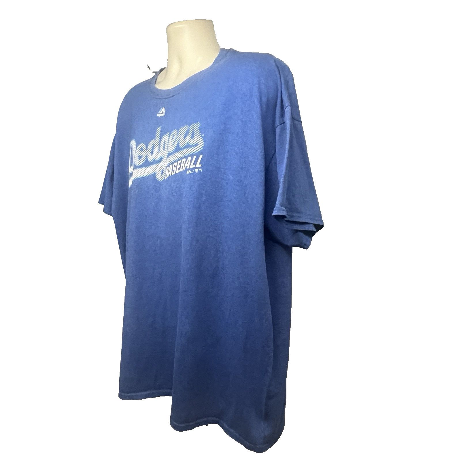 Majestic LA Dodgers Baseball MLB Majestic Blue Graphic T-Shirt 2XL Size US XXL / EU 58 / 5 - 3 Thumbnail