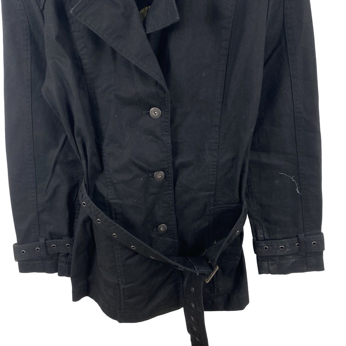 Von Dutch Vintage VON DUTCH Belted Trench Coat Jacket Military Style Size L / US 10 / IT 46 - 7 Thumbnail