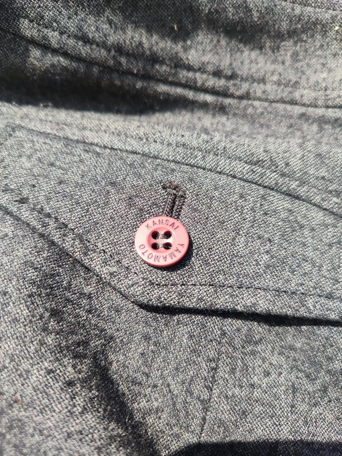 Japanese Brand × Kansai Yamamoto Mid Kansai Yamamoto Grey Houndstooth Dress Pants Size US 34 / EU 50 - 7 Thumbnail
