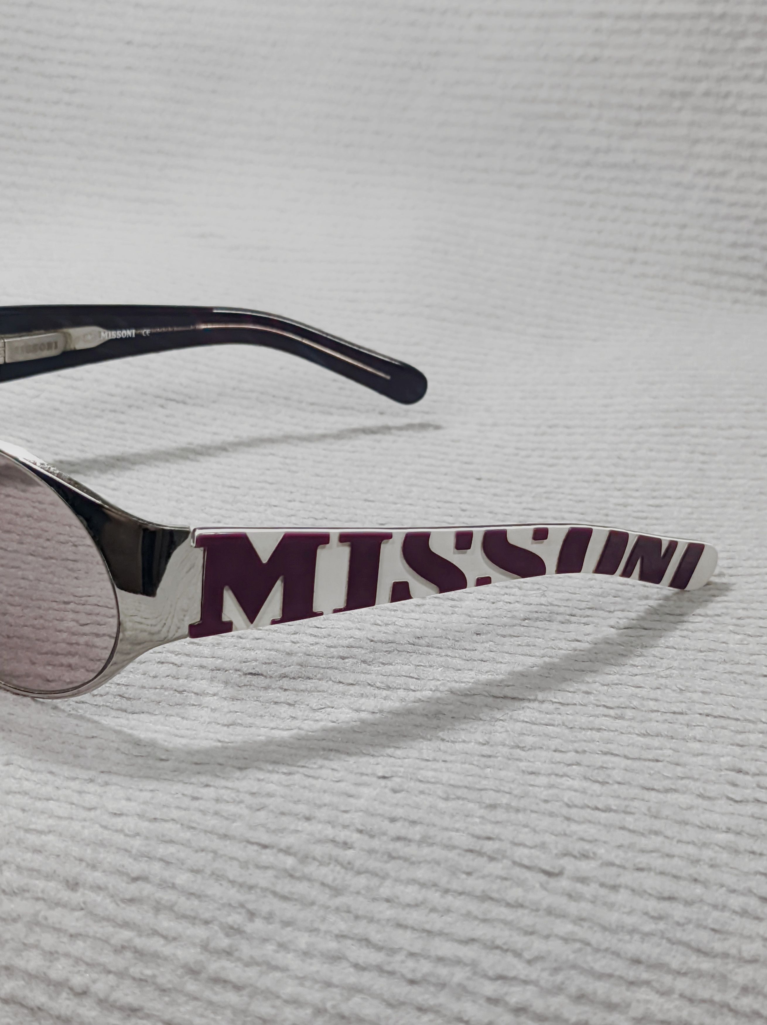Missoni Missoni Sunglasses Big Logo Y2k Size ONE SIZE - 2 Thumbnail