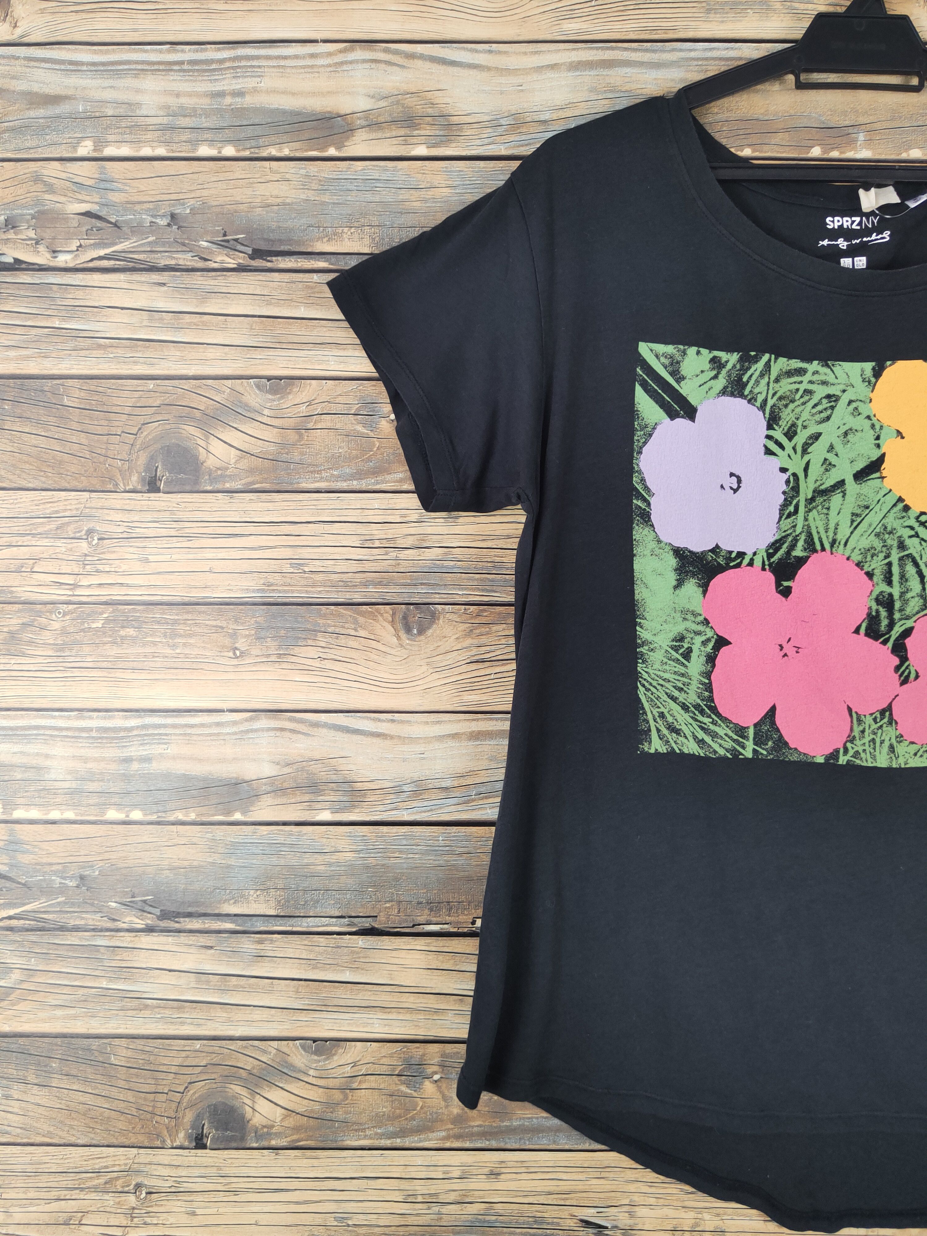 Japanese Brand DL Uniqlo Black Short Sleeve T-shirt #616 Size M / US 6-8 / IT 42-44 - 3 Thumbnail